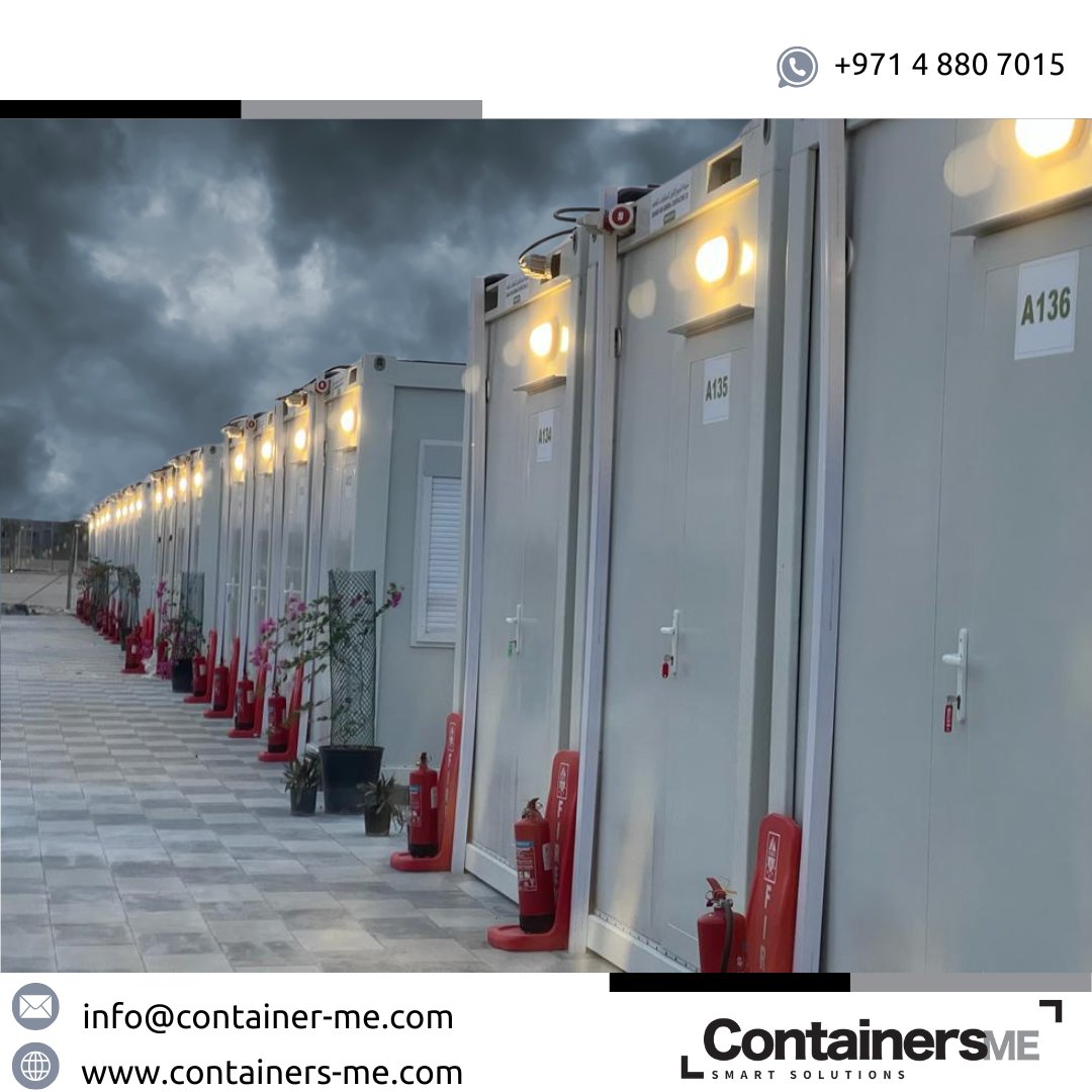 Containers_me's tweet image. Salwa Border police housing, KSA. Prefab mobile containers provided a fast &amp;amp; efficient solution. 

Learn more about this project: containers-me.com/projects/

#modularcontainer #mobilecontainer #portablecontainer #prefabcontainer