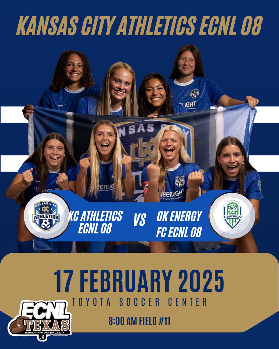 KC Athletics Academy Elite 08 ECNL (@kcacelite08ecnl) on Twitter photo ⭐️🤠Last Day at #ECNLTX!🤠⭐️
#letsgokca
<a href="/MarcusKelcher/">Marcus Kelcher</a> <a href="/ImYouthSoccer/">ECNL/GA/Recruiting/College Soccer</a> <a href="/AthleticsKC/">KC Athletics Soccer Club</a> <a href="/TopDrawerSoccer/">TopDrawerSoccer</a> <a href="/TheSoccerWire/">SoccerWire</a> <a href="/PrepSoccer/">Prep Soccer ⚽️</a> ⭐️🤠Last Day at #ECNLTX!🤠⭐️
#letsgokca
<a href="/MarcusKelcher/">Marcus Kelcher</a> <a href="/ImYouthSoccer/">ECNL/GA/Recruiting/College Soccer</a> <a href="/AthleticsKC/">KC Athletics Soccer Club</a> <a href="/TopDrawerSoccer/">TopDrawerSoccer</a> <a href="/TheSoccerWire/">SoccerWire</a> <a href="/PrepSoccer/">Prep Soccer ⚽️</a>