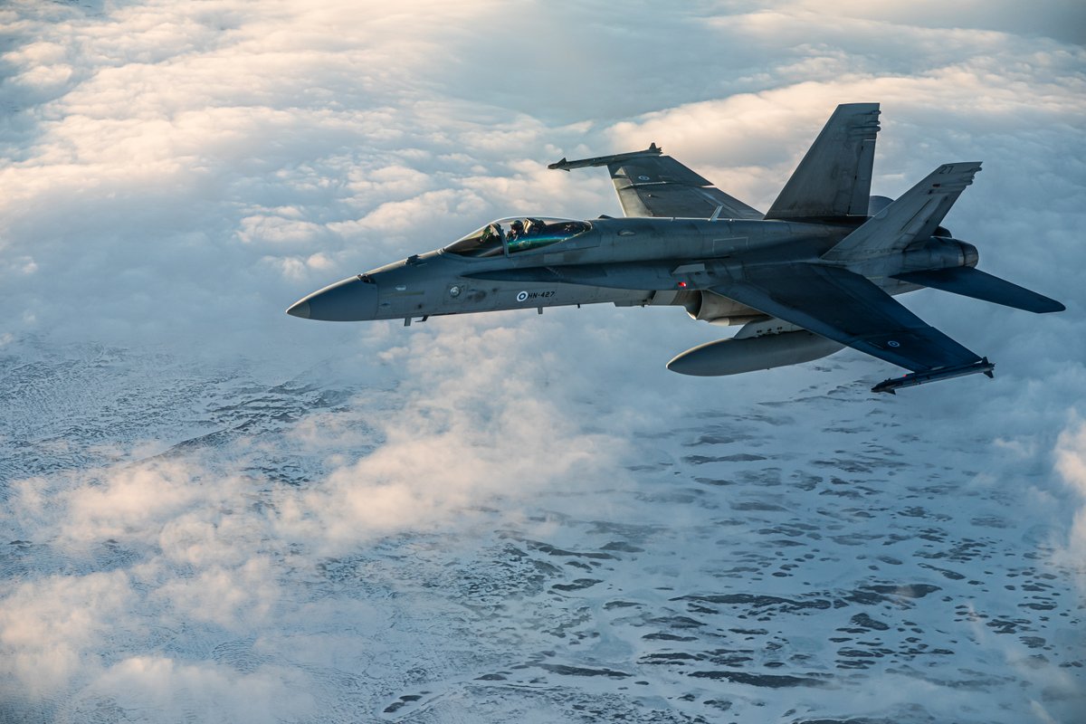 The Finnish Air Force detachment has started the third week of quick-reaction alert duty in Iceland.

Deployed to 🇮🇸 for the #NATO Air Policing mission, 🇫🇮 F/A-18 Hornet fighter jets are #SecuringTheSkies in close cooperation with Allies.

#ilmavoimat #WeAreNATO #StrongerTogether