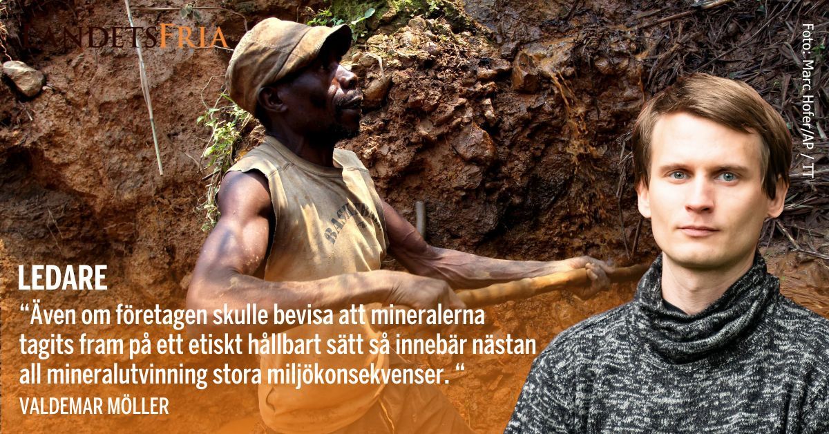 LEDARE: För att rädda både oss själva och planeten räcker det alltså inte med att avstå från produkter där det finns misstankar om att barnarbete har varit inblandat. I slutändan måste vi helt enkelt börja konsumera mindre, skriver Valdemar Möller. buff.ly/3QkmTh4