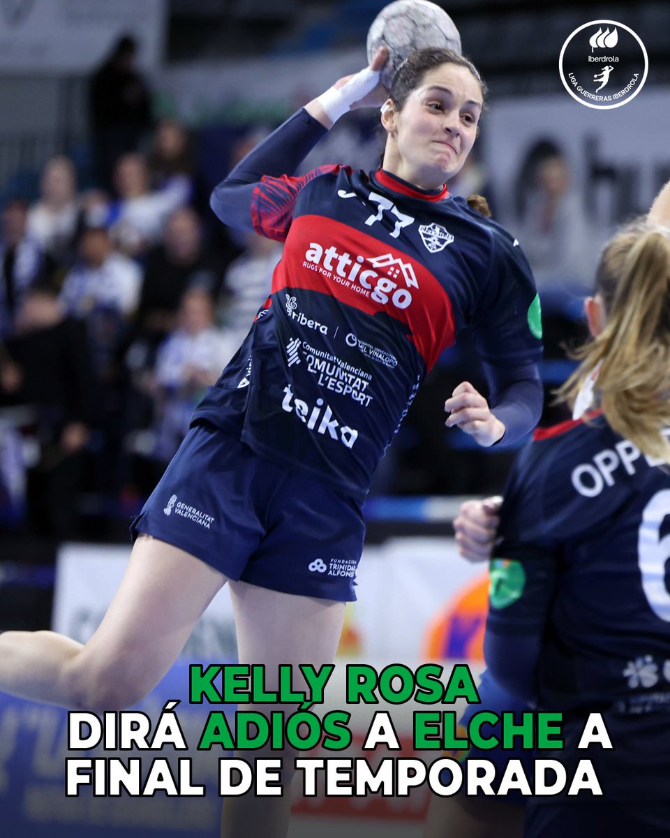 Liga Guerreras Iberdrola (@iberdroladhf) on Twitter photo 🟢📣 <a href="/kellyrosa_7/">Kelly Rosa</a> pondrá 𝐟𝐢𝐧 𝐚 𝐬𝐮 𝐞𝐭𝐚𝐩𝐚 en <a href="/cbm_elche/">Atticgo Balonmano Elche</a> al término de la presente temporada
🎙️ La lateral izquierdo brasileña dejará el club ilicitano tras cumplir dos temporadas en sus filas
#⃣ #LigaGuerrerasIberdrola #Balonmano 🟢📣 <a href="/kellyrosa_7/">Kelly Rosa</a> pondrá 𝐟𝐢𝐧 𝐚 𝐬𝐮 𝐞𝐭𝐚𝐩𝐚 en <a href="/cbm_elche/">Atticgo Balonmano Elche</a> al término de la presente temporada
🎙️ La lateral izquierdo brasileña dejará el club ilicitano tras cumplir dos temporadas en sus filas
#⃣ #LigaGuerrerasIberdrola #Balonmano