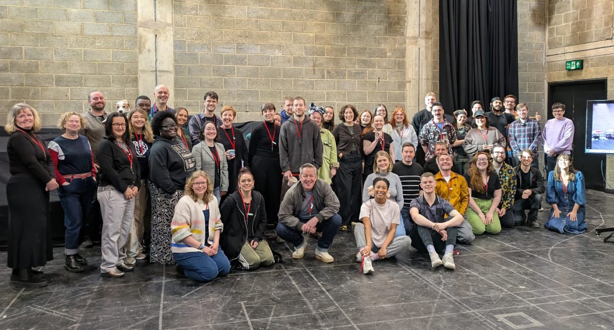 It's day one of rehearsals for Punch! 

Here are all the lovely people who make theatre happen (yes, including the dog)