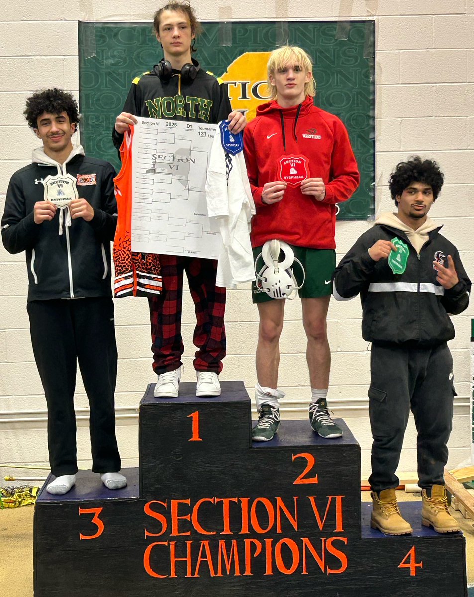 Congratulations Senior Mohsin Ali for his 3rd place finish in Section 6 at 131 pounds.