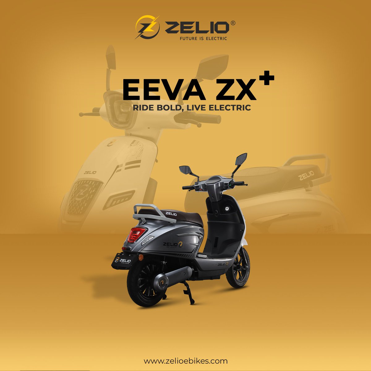 Ride Bold, Live Electric!  Experience the power of the Zelio EEVA ZX+, designed for a smarter, greener commute. 🌱🚀 #FutureIsElectric #ZelioBikes #EEVAZXPlus #RideElectric
.
.
.
.
#ZelioBikes #EEVAZXPlus #ElectricScooter #GoGreen #RideElectric #EcoFriendly #FutureOfMobility
