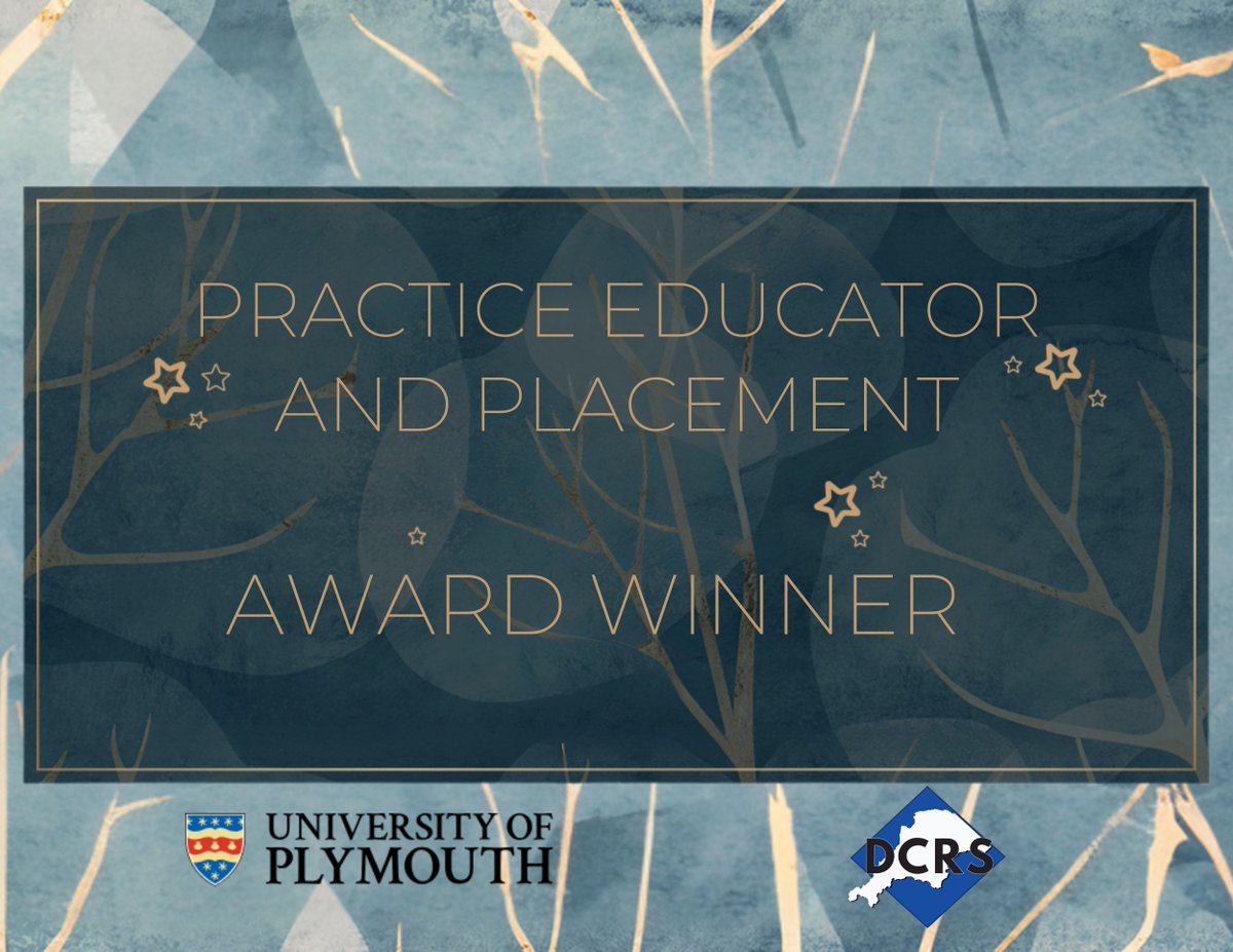 We're thrilled to announce that DCRS has won the University of Plymouth's Practice Educator and Placement Award! 🎉  @Plymsocialwork

A huge thank you to our amazing team and the University of Plymouth!

 #PlacementAward #UniversityofPlymouth #StudentNominate
