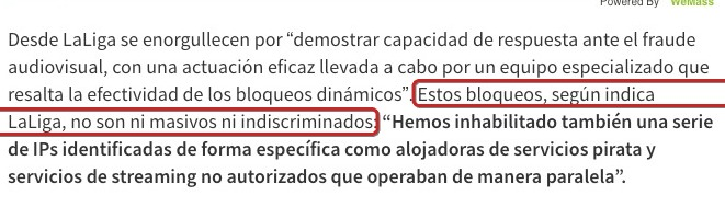 pablomoratinos's tweet photo. No se puede tener la cara más dura que Movistar y La Liga. ¡Que no han sido bloqueos indiscriminados, dicen! #Cloudflare https://t.co/KZHqdAYohV