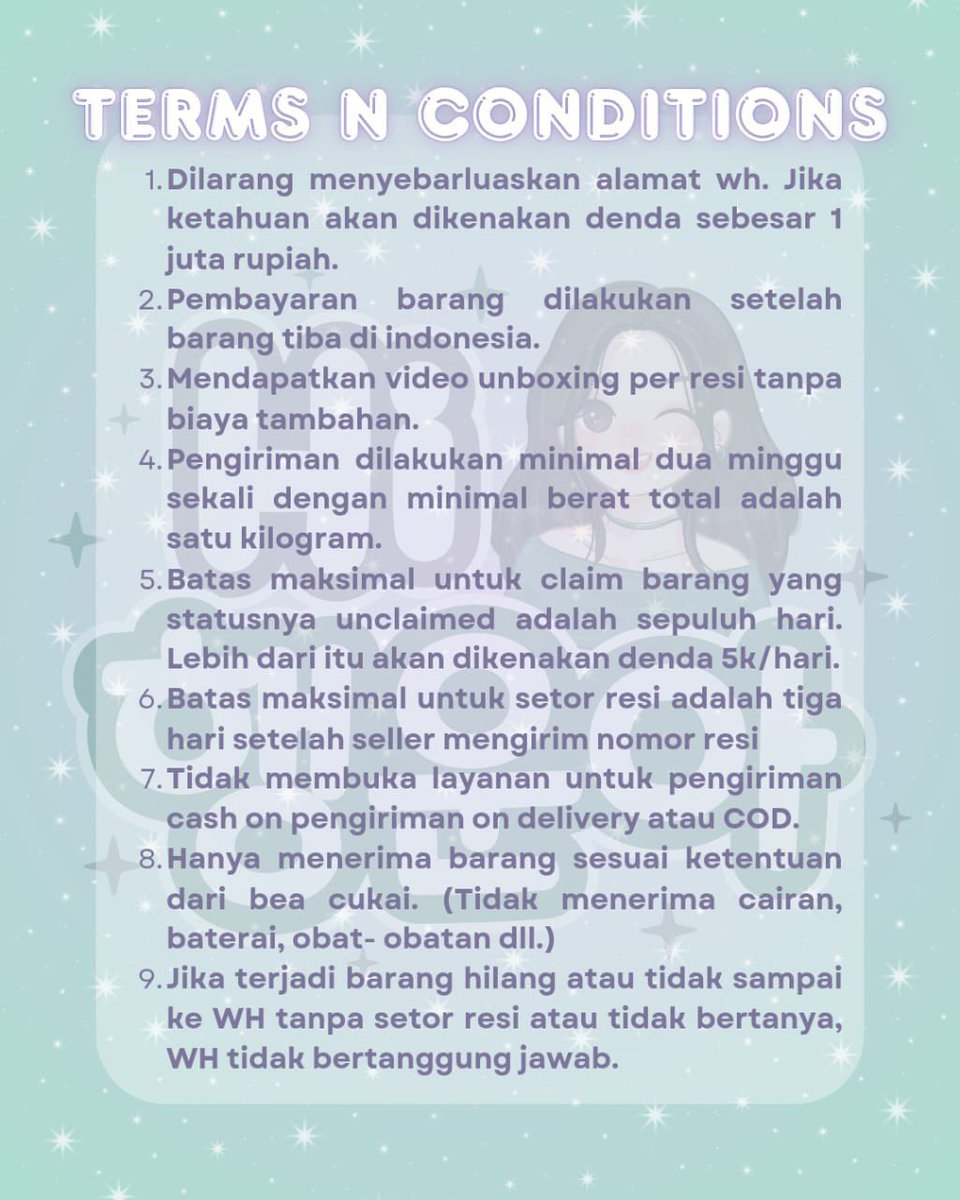 Hihaenguna's tweet photo. ✨ NOW OPEN ✨

Hi Haenguna Warehouse Service 

 First hand 

✨ Bisa buka wh kembali
✨ Sharing 
✨ Direct WH
✨ Free foto arrived 
✨ Free fee join 

DOM BEKASI 

DM FOR MORE INFO 💕

Mt after DM https://t.co/RKD76cDQRW