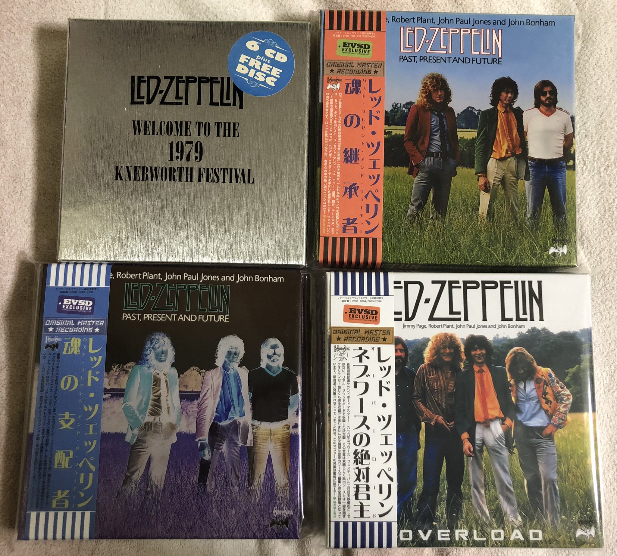 Led Zeppelin 魂の支配者 (10CD)コペンハーゲン & ネブワース