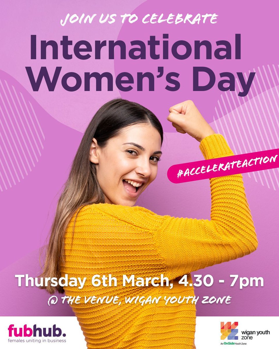 ATTAIN are delighted to be supporting Fubhub and Wigan Youth Zone for their International Women’s Day 2025 event! 💜💪 

📍 The Venue, Wigan Youth Zone 
🕒 4.30pm - 7pm 
🎟️ FREE to attend! 

We can’t wait to see the community come together for this fantastic event! 💜 

#IWD2025