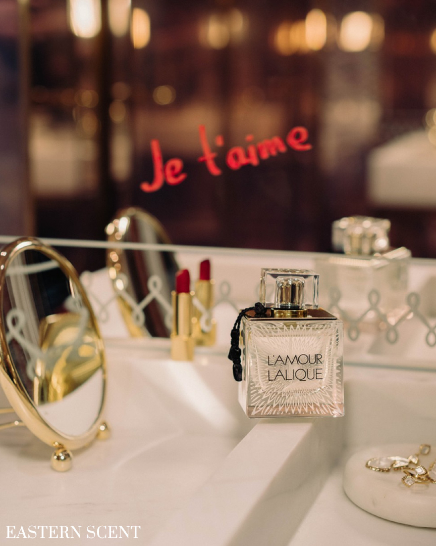 In the mood for love?

L'Amour Lalique seduces with its vibrant medley of florals and woody musk, lingering on the skin throughout a romantic evening.

Explore French luxury with Lalique. Available in-store at Isetan Scotts.

#women #forher #romance #singapore #LaliqueL’Amour