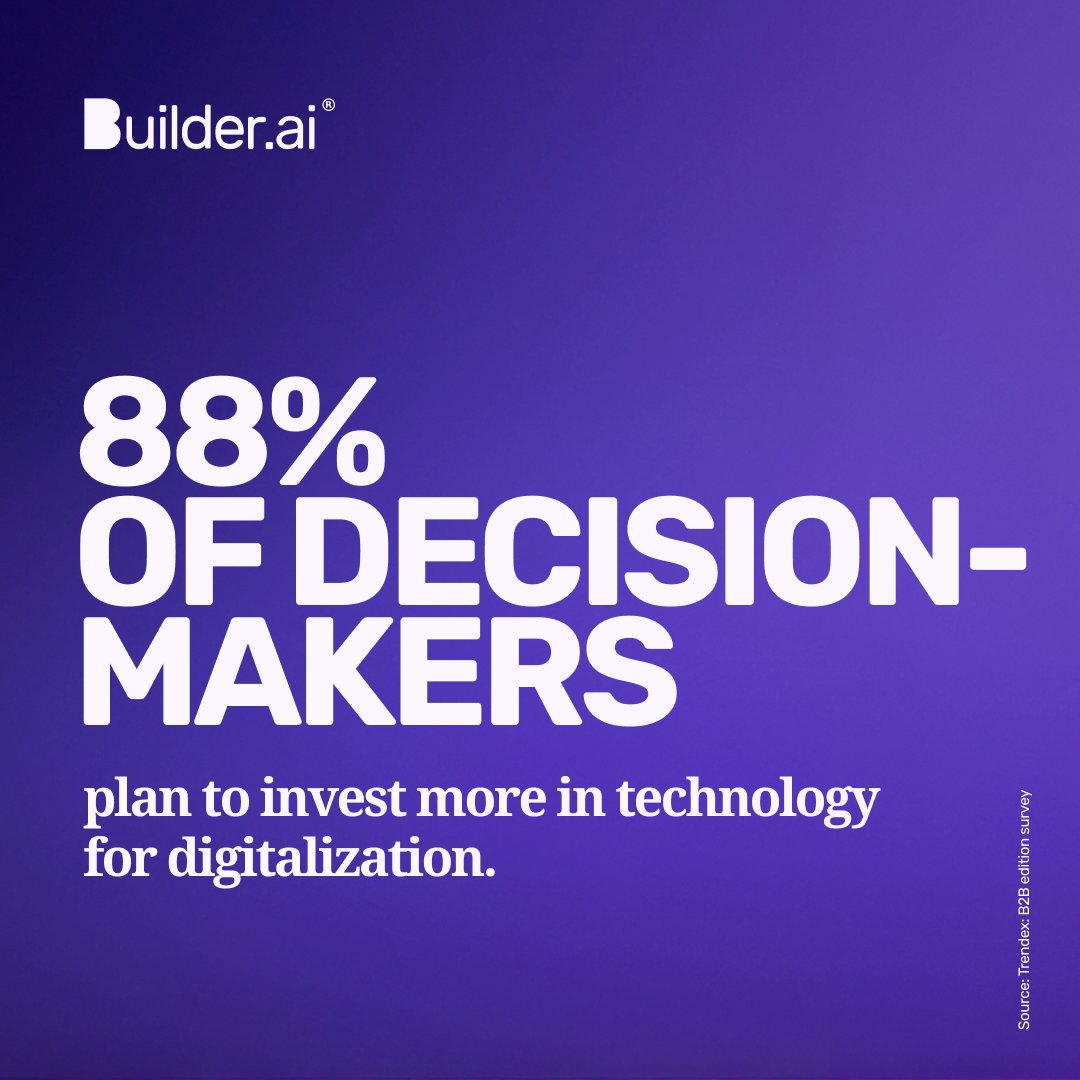 From streamlining operations to enhancing customer experiences, Builder.ai's AI-powered composable software platform helps you build, scale, and innovate faster than ever.

Partner with us today: builder.ai/partnership?ut…