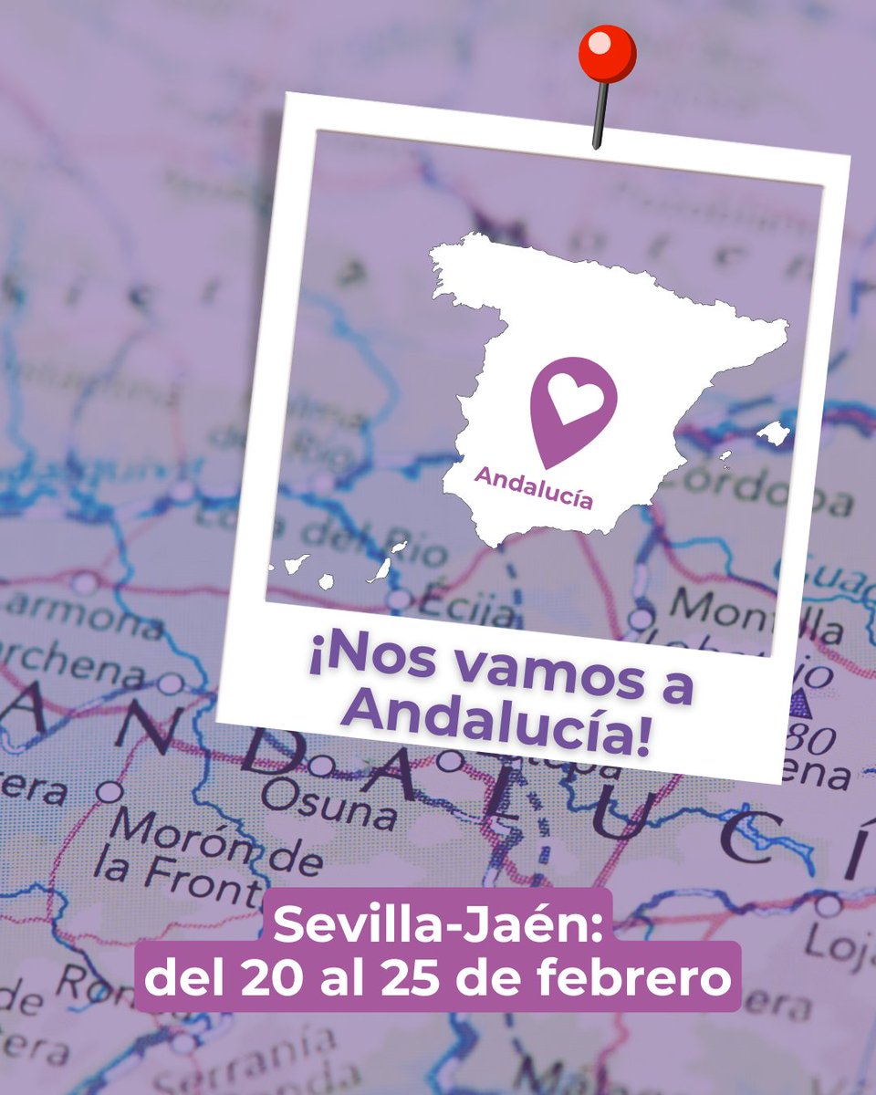📍✨ ¡ACTITUDProject llega a Andalucía del 20 al 25 de febrero!
Estaremos en Sevilla y Jaén continuando con nuestra investigación sobre suelo pélvico y deporte.

💡 Si eres deportista y quieres conocer más sobre tu suelo pélvico, aún puedes participar en nuestro estudio.
