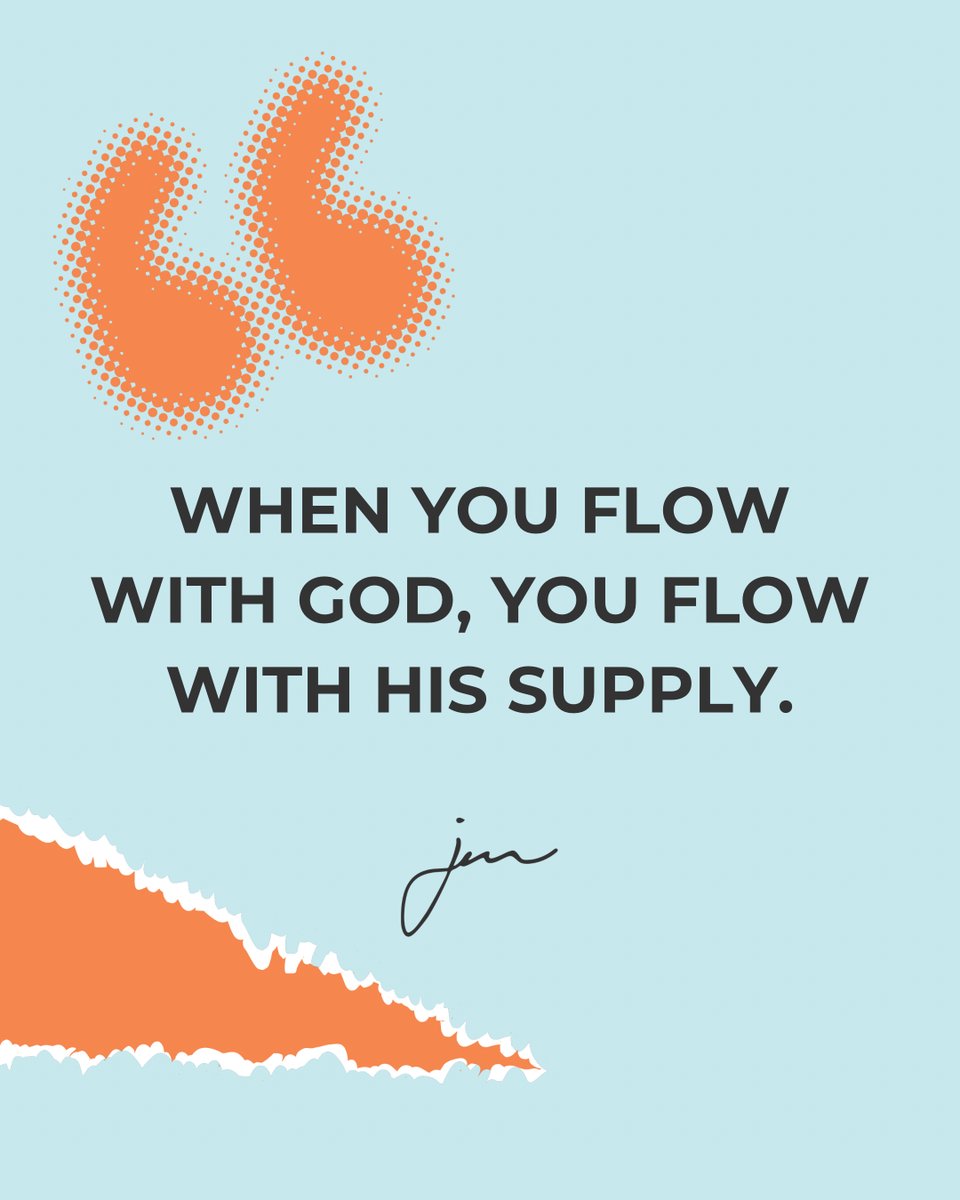 joshuamccauley's tweet image. When you align with God, His supply flows freely. 💧✨ Stay connected to the source! 🙌 

#DivineSupply #FlowWithGod #ProvisionInHim