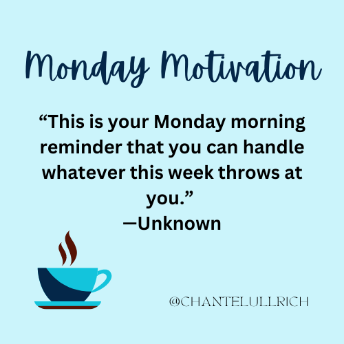 chantel7's tweet photo. Monday Motivation https://t.co/xYdeDSHVm9