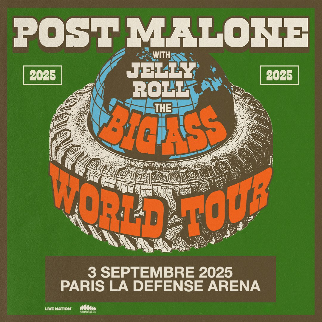 Post_MaloneFR's tweet image. 🇫🇷🚨🚨 LE JOUR DE GLOIRE EST ARRIVÉ, POST MALONE FAIT SON GRAND RETOUR EN FRANCE POUR UNE DATE À LA DÉFENSE ARENA LE 3 SEPTEMBRE 

🎫 La vente aura lieu le 20 février : ticketmaster.fr/fr/manifestati…