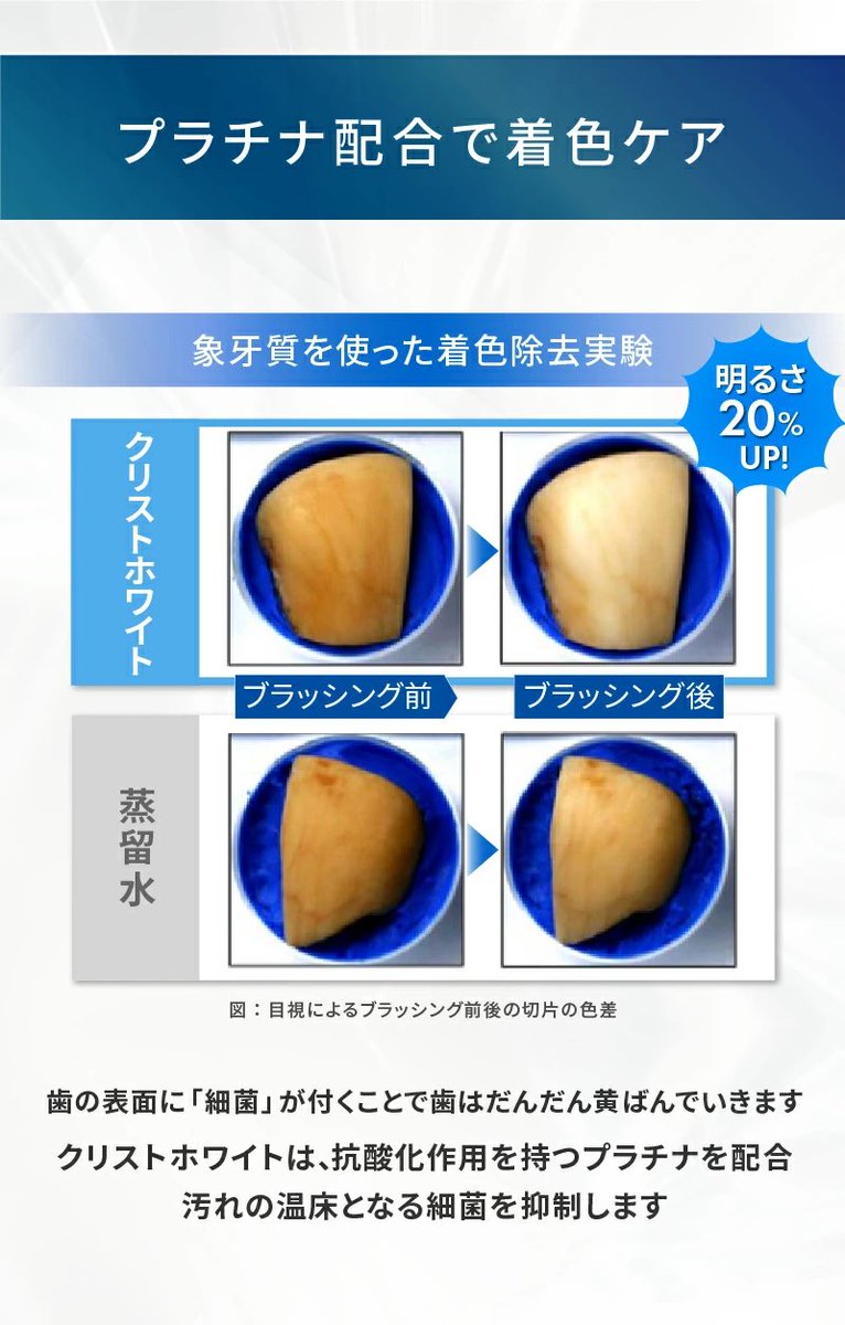 misaking823's tweet photo. 「歯磨き粉は重要」

適当に買ったそれとは成分がまるで違うから

審美歯科で選ばれるPEG400が配合された
歯の着色汚れが気になる方向けのシェールホワイトを頂きました✨

サンゴパウダー配合で歯を傷つけずに歯石を落としてツルツルにしてくれる✨

@whiteessence_we #pr https://t.co/8iBpoYvhKK