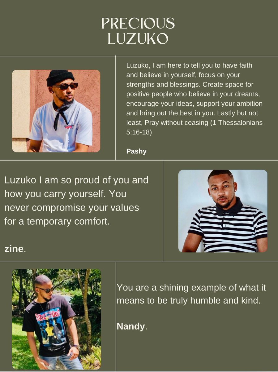 luzukomasha_'s tweet photo. FLEXERS, yol keep me going! โUmntu ngumntu ngabantuโ. Nindenze umntu ebantwini FLEXERS. โค๏ธ๐๐ฝ
#LuzukoMashalaba
#Flexers
#BBMzansiumlilo
#Grateful https://t.co/o6hA3C2wHK
