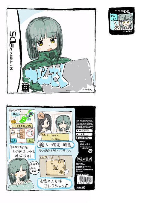 架空のDSソフトの絵 