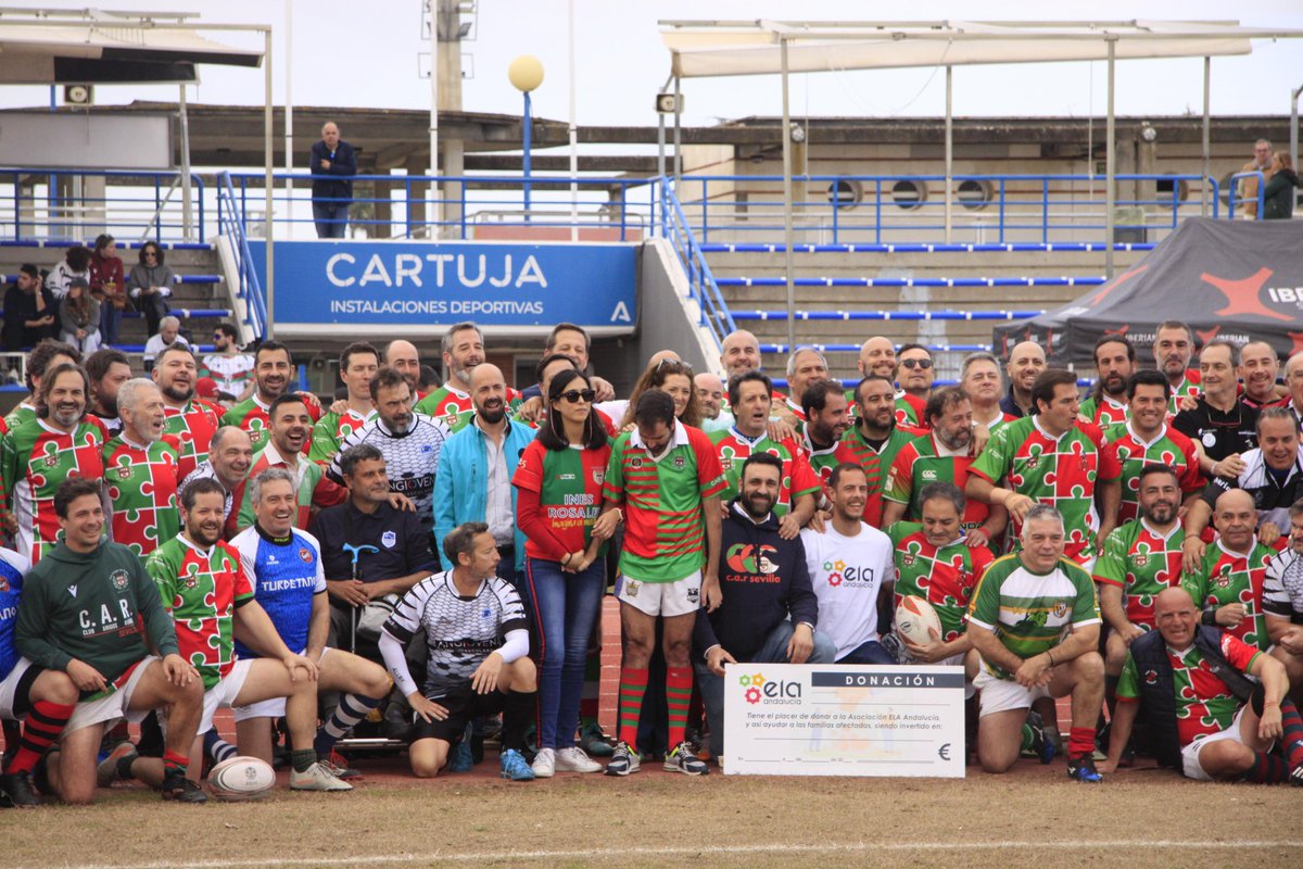DeporteAND's tweet photo. 🏉 Las Instalaciones Deportivas #LaCartuja de #Sevilla acogieron ayer el Torneo Solidario Pepe Gambita de #rugby con la participación de 160 jugadores

✅ En beneficio de la asociación @ELA_ANDALUCIA 

¡Jornada deportiva muy emocionante! 👏👏👏

#AndalucíaElLugarDelDeporte https://t.co/IcfquZO5gR