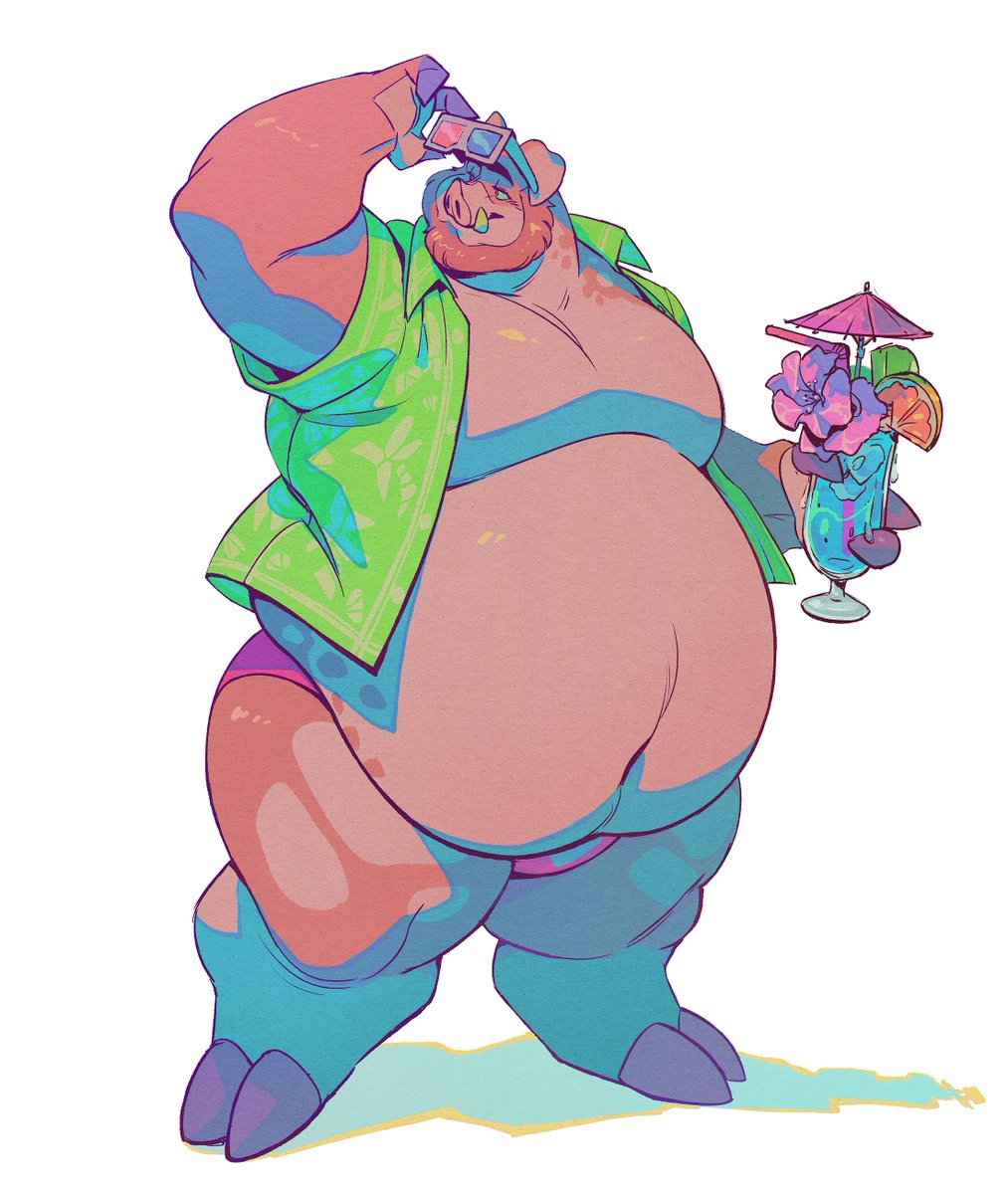 It's summer in his heart!  

For Jellybean~