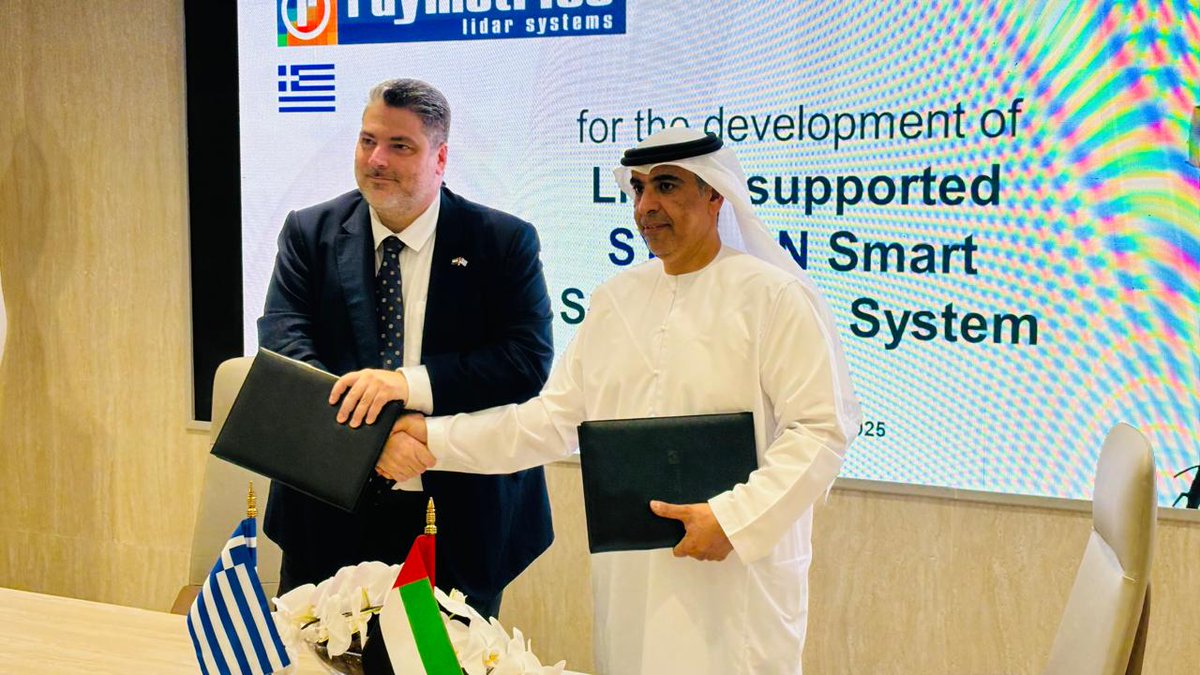 Raymetrics's tweet image. ΣΗΜΑΝΤΙΚΗ ΣΥΜΦΩΝΙΑ ΤΗΣ ΕΛΛΗΝΙΚΗΣ ΕΤΑΙΡΕΙΑΣ RAYMETRICS S.A. ΜΕ ΤΗΝ KEY TECHNOLOGIES ΣΤΟ ABU DHABI ΣΤΟ ΠΛΑΙΣΙΟ ΤΗΣ ΔΙΕΘΝΟΥΣ ΕΚΘΕΣΗΣ ΑΜΥΝΤΙΚΟΥ ΥΛΙΚΟΥ IDEX 2025

linkedin.com/feed/update/ur…