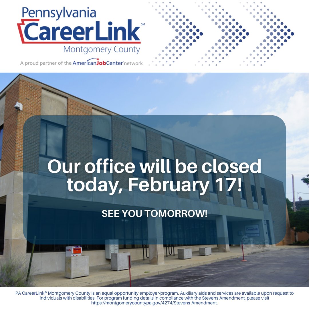Our office will be closed Monday, February 17, in observance of Presidents' Day. We will be back and ready to serve you on Tuesday, February 18.