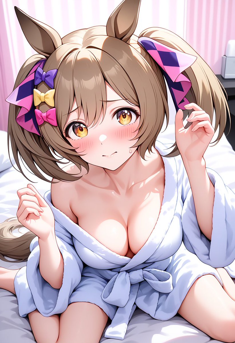 wyp3g's tweet image. ドキドキなウマ娘達12
(露出少なめです)
#ウマ娘　#サクラチヨノー　#スマートファルコン　#サトノダイヤモンド　#ネオユニヴァース
#DaysAI  #AIイラスト