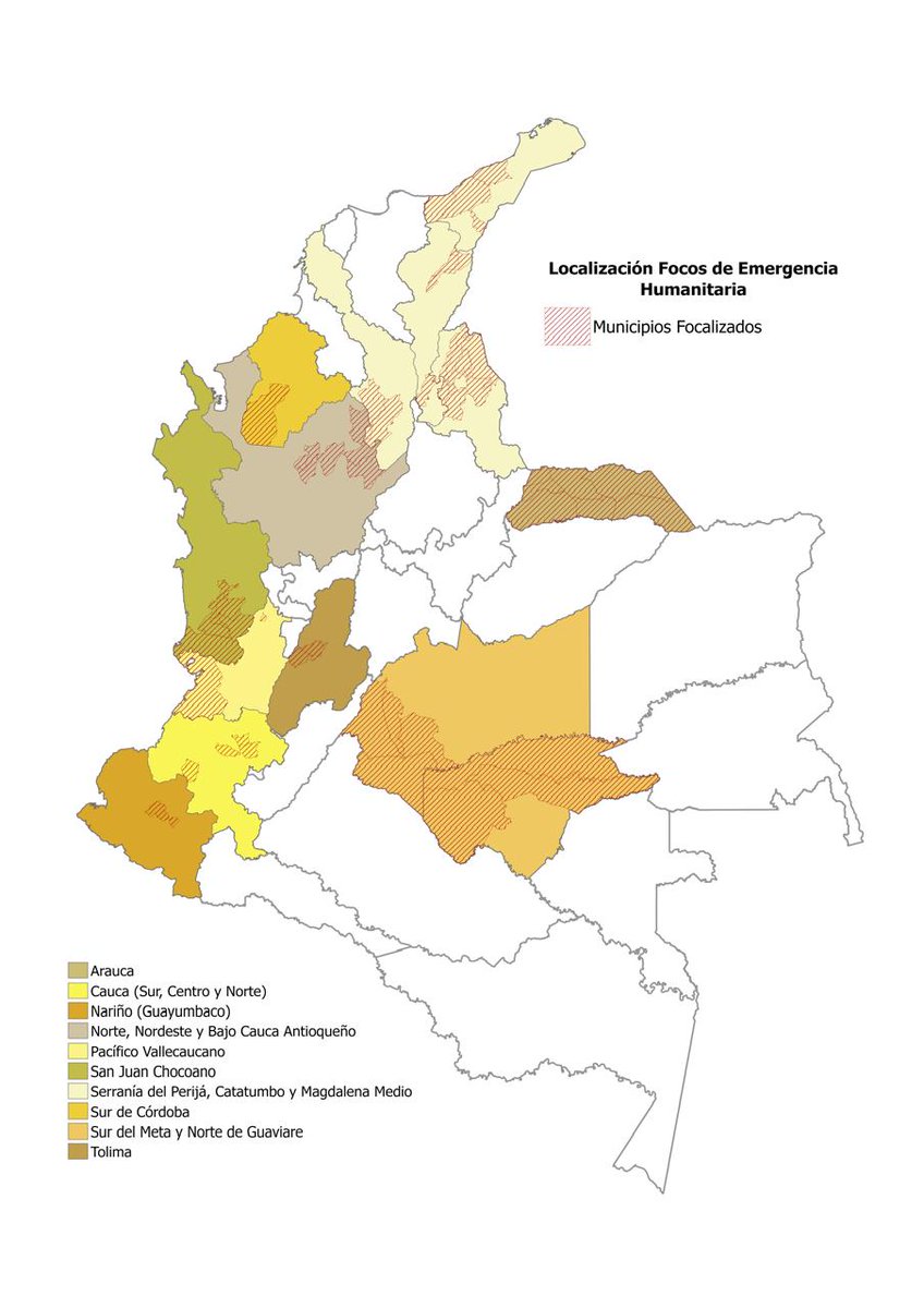 lafm's tweet image. #Urgente | "El conflicto armado afecta 809 municipios, el 74 % del país, con 11 focos de emergencia, incluyendo Nariño, Cauca, Antioquia, Sierra Nevada, Perijá, Magdalena Medio, Arauca, Meta, Guaviare, Córdoba, Buenaventura, Tolima y Putumayo", Iris Marín, defensora del Pueblo.…