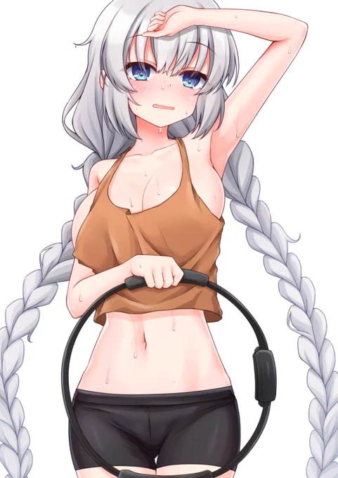 ◎汗が輝いてるよ! 