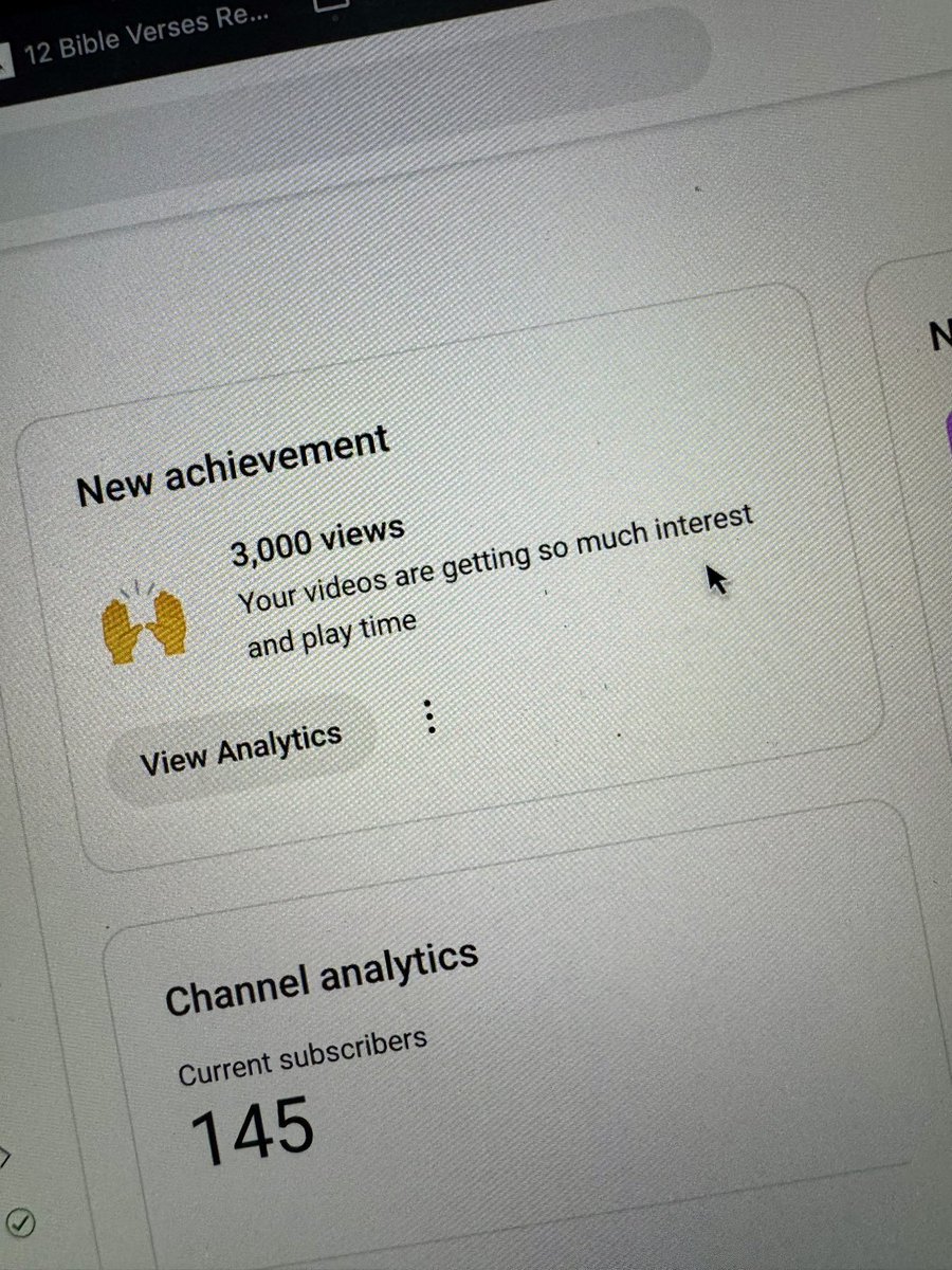 To small YouTube channels out there. Baby steps youtube.com/@jacobmziyatech