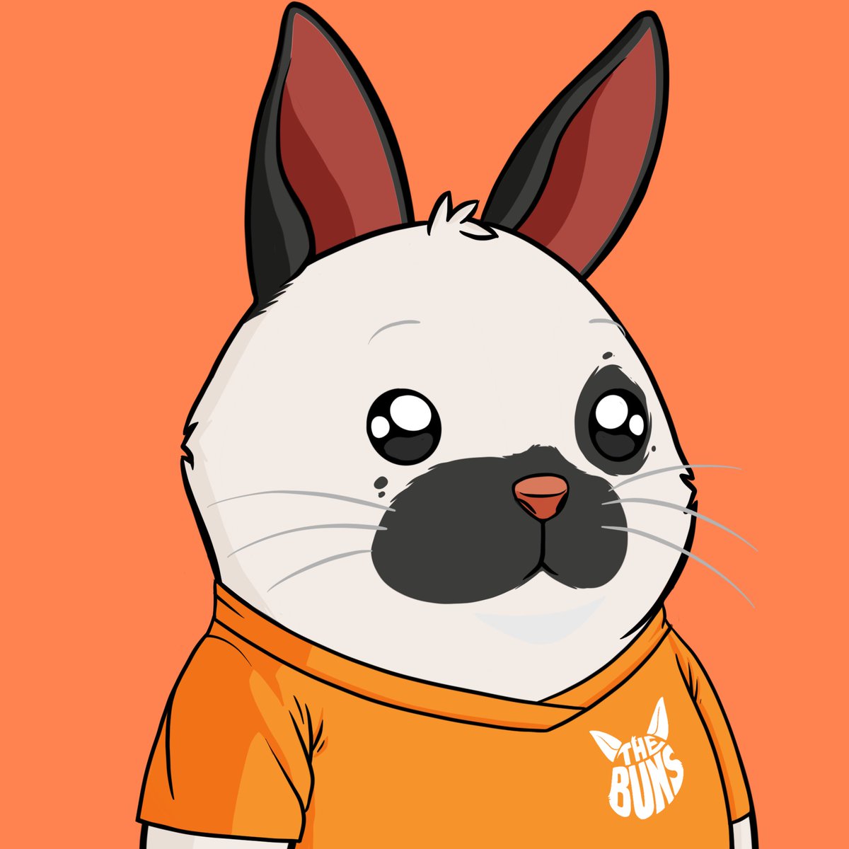 OneBunEveryday's tweet photo. The Buns #3047  

Background: Tangy (5%)      

Body: Merch Orange (0.7%)      

Face: Excited (3%)      

Head: None (52%)        

Skin: Blackspot (2%)        

Rarity rank: 1931                          

Magic Eden: https://t.co/tRdfUQXJvF https://t.co/TJDKXvjlgb