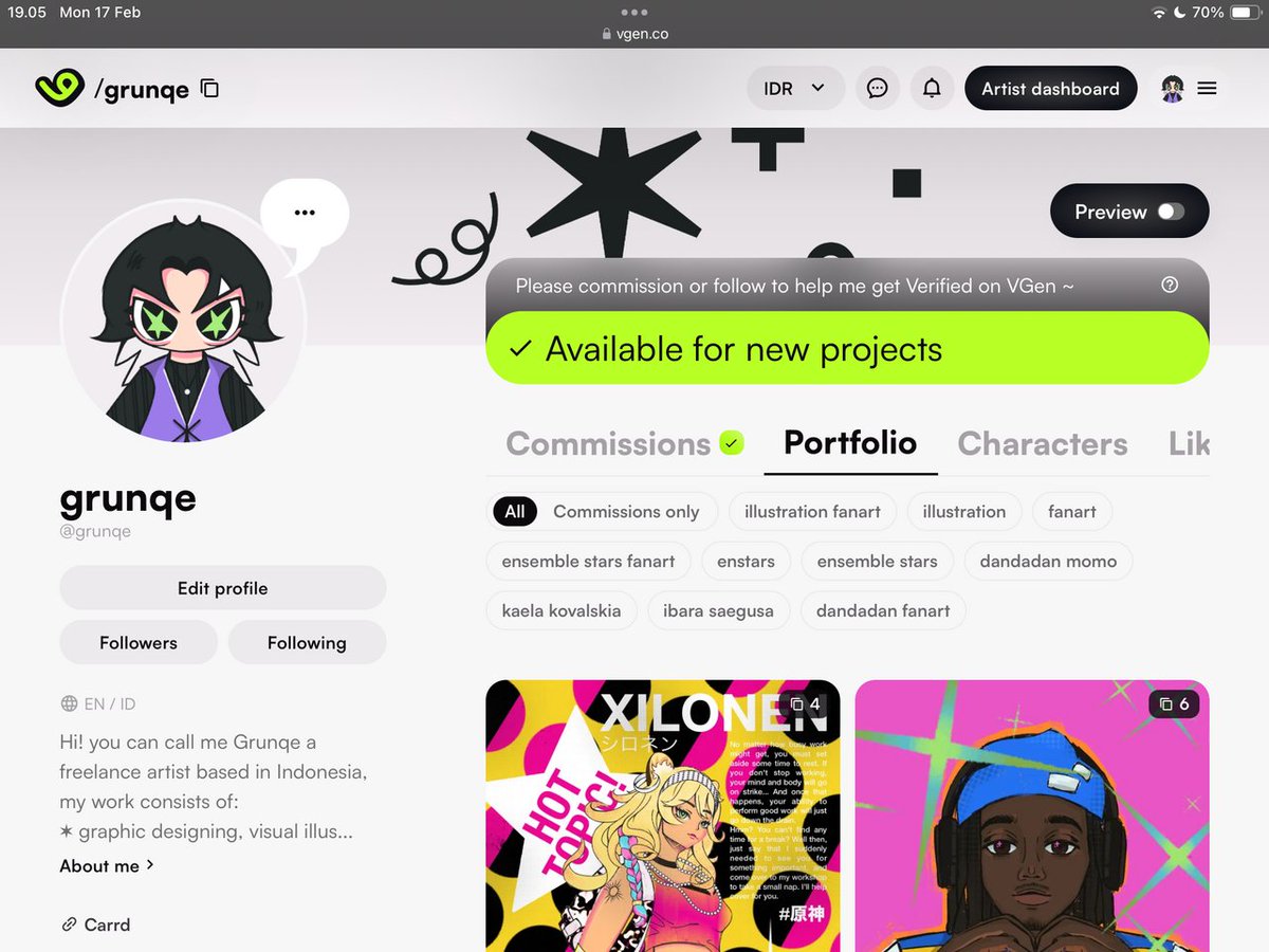 Artist’s Base tweet media