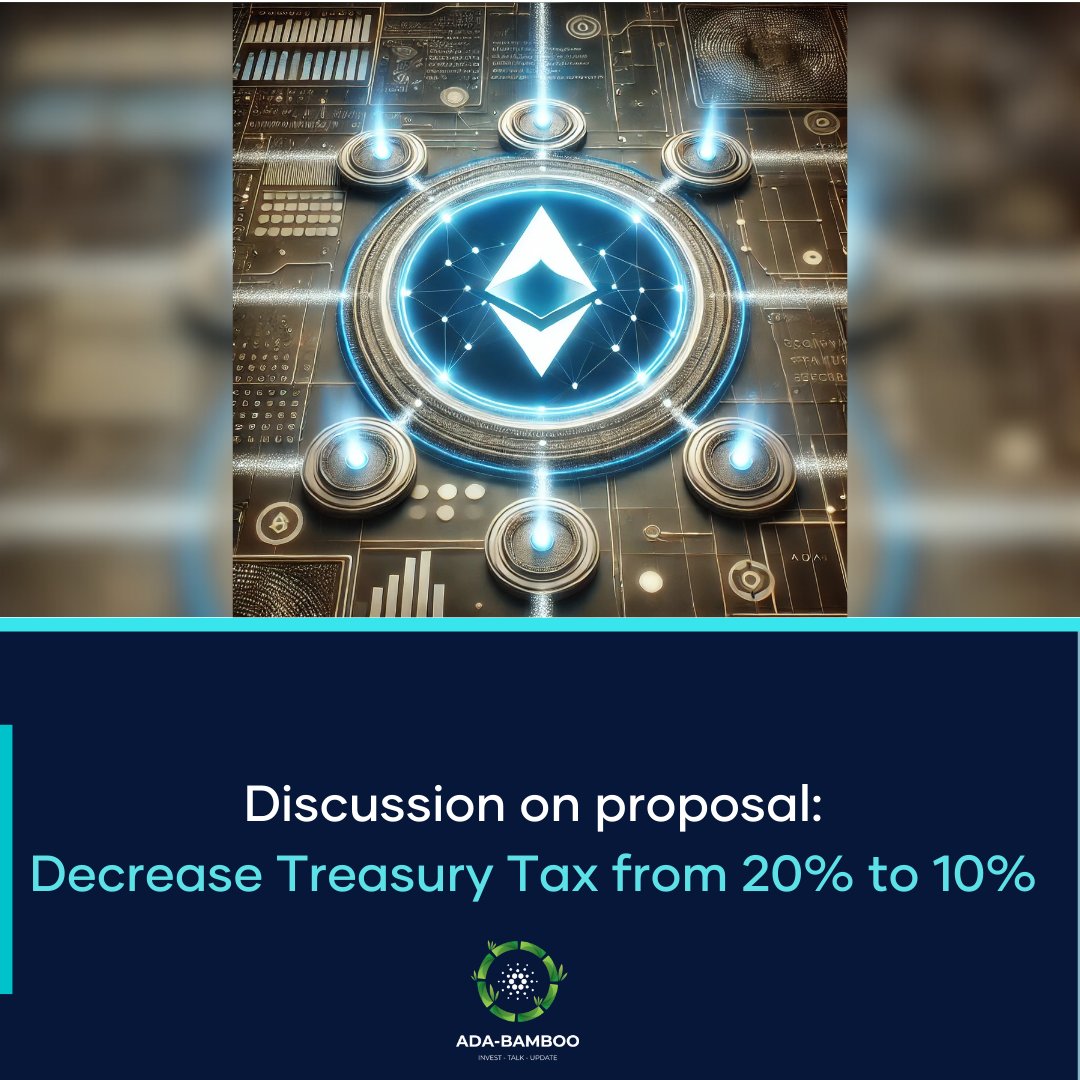 Announcement of Team BBO's intention to vote on the proposal:

💸Decrease Treasury Tax from 20% to 10% - Vote NO

It is difficult to make a decision against the wishes of the community but this is a must for a DReps who understands what is good for the community. With this
