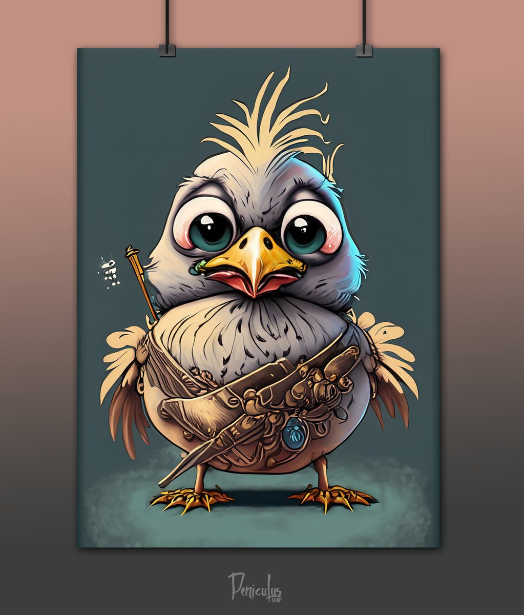 PeniculusShop's tweet photo. Ein edler Vogel mit dem Herzen eines Abenteurers und der Frisur eines Rockstars! Immer bereit, das Nest zu verlassen und die Welt mit seinen charmanten Piepsern zu erobern. 📷📷
LINK: https://t.co/0HoYs0idF8
#piepmatz #federn #steampunk #steam #kunst #kunstwerke #leinwandbild https://t.co/4j2BchbWK1