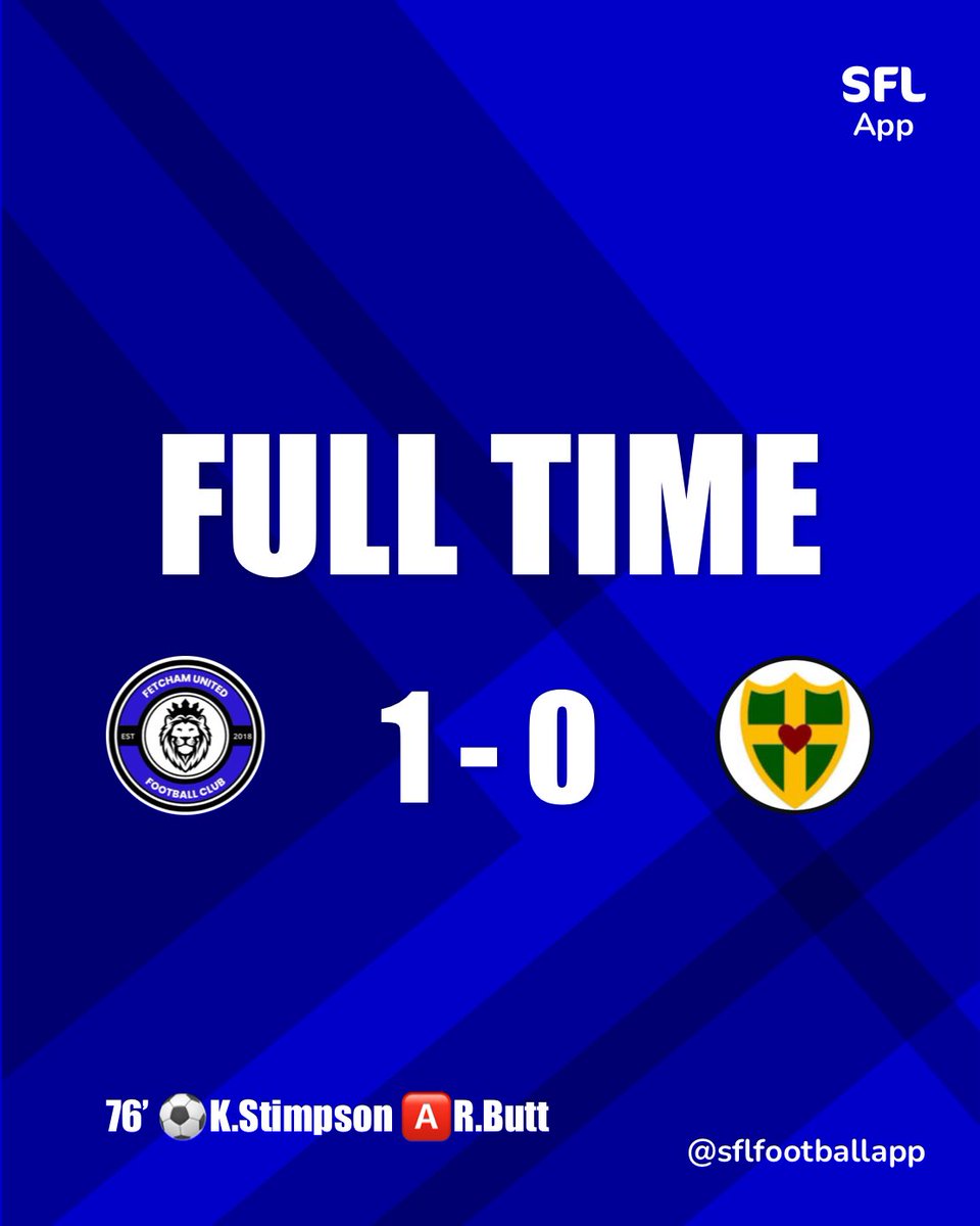 A Home and away win against old Wimbledonians this season 🫡

We were near the bottom of the table a couple of weeks ago however these last 2 wins for us moves us up to 4th place

More wins are needed as we look to finish as strong as we can in the league this season, UTF💙