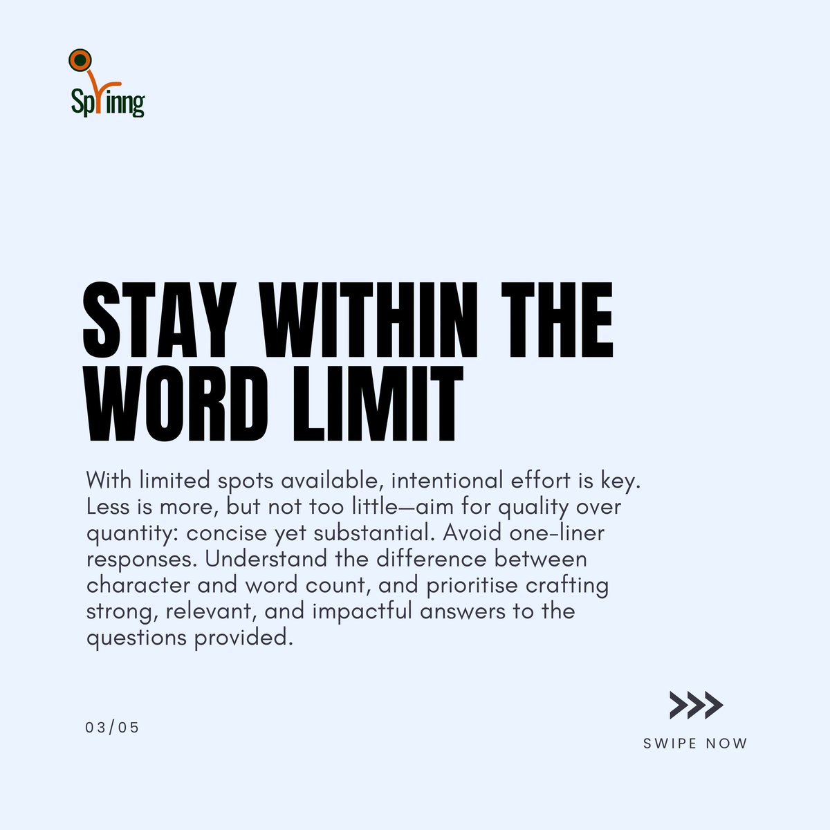Writers, this is your moment! 

The 2025 Sprinng Writing Fellowship is still open for applications until April 15! 🌟

Want to stand out? Follow these steps to craft a strong, competitive application. Don’t miss this opportunity—apply now!

sprinng.org

#Sprinng