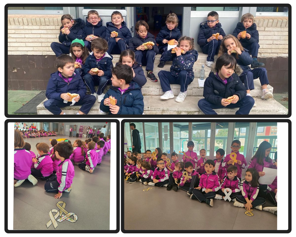 CryptoDomAlts's tweet image. 🔵El 15 de febrero es una fecha para crear conciencia y sensibilizar sobre el cáncer infantil..

👉🏼Las aulas de #ElAlba en Virgen de la Rosa, @SCSalesianasBur y el taller de pintura del Centro de Día se unieron al #PañueloChallengeAladina

#EducaCyL @FundAladina