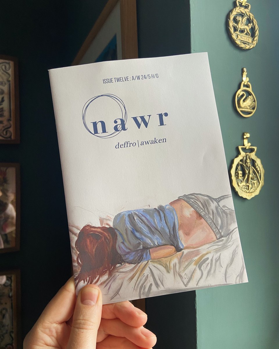 I’ve got two new poems in the latest issue of nawr magazine on the theme of ‘deffro/awaken’. Diolch to the editors for publishing them! You can pick up a copy of the issue from nawrmag.bigcartel.com