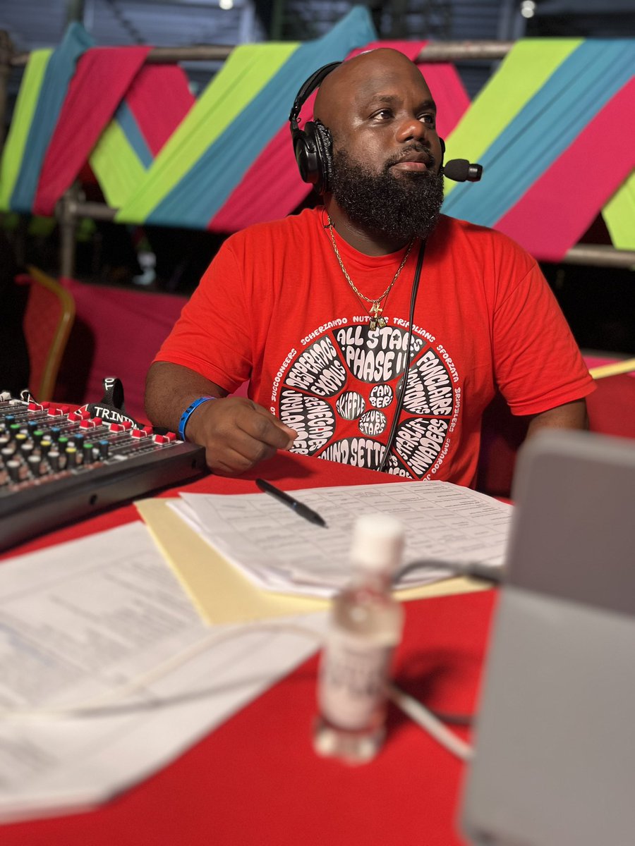djaaron868's tweet photo. Pan semis is a marathon and not a sprint! 14 hours of coverage last night and I’d do it over again…

Big up @tiantees for this masterpiece of a t-shirt… https://t.co/hMIJAlnMxJ