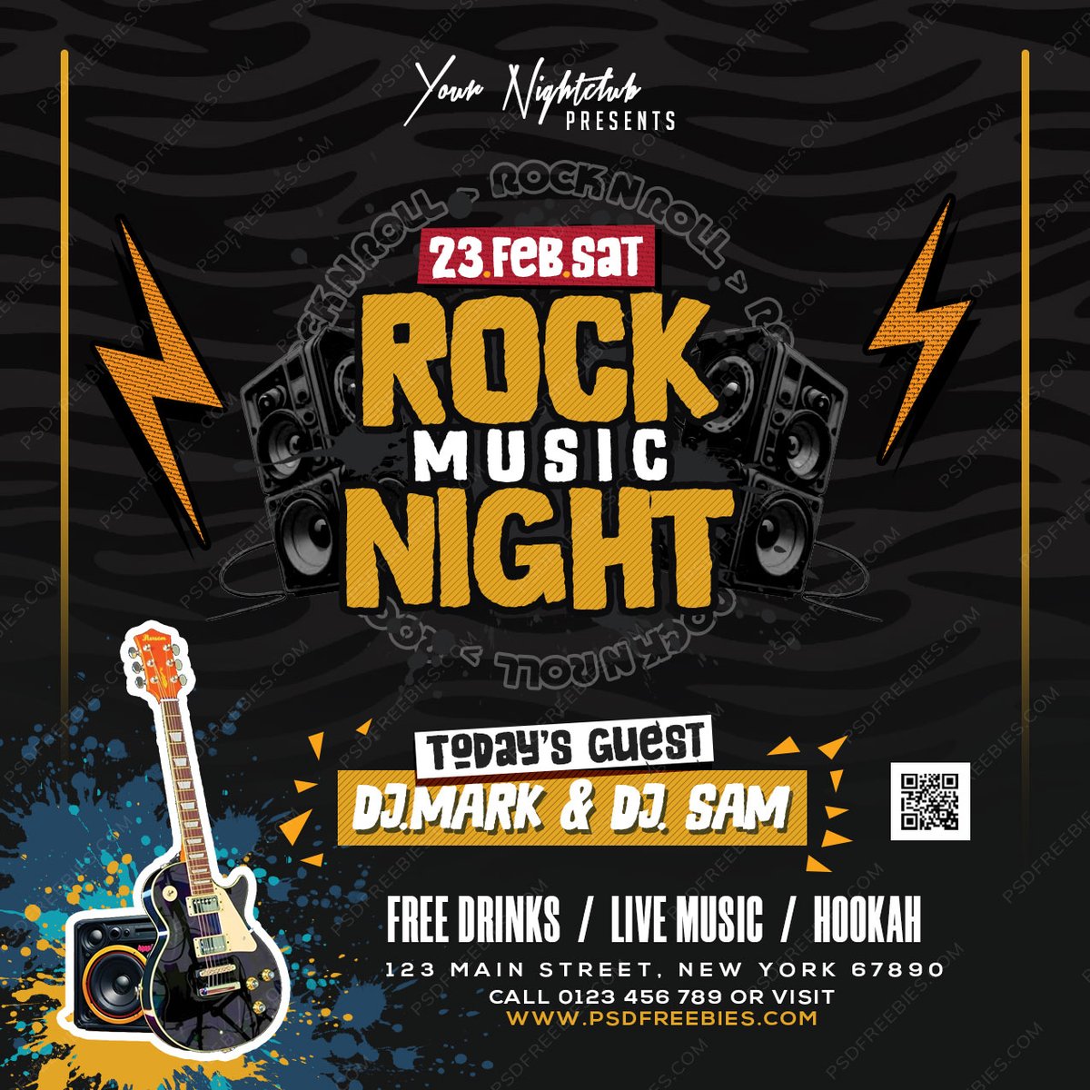 PSDFreebies's tweet photo. Our Rock Music Event Social Media Post PSD
Download Now >> https://t.co/kCHb0pInVT
#freepsd #psd #photoshop #socialmedia #facebookpost #Instagrampost #partypost #freetemplate #80sparty #instagram #rockmusic #weekendparty #classicevent #vintageevents https://t.co/0vBCwrOwu6