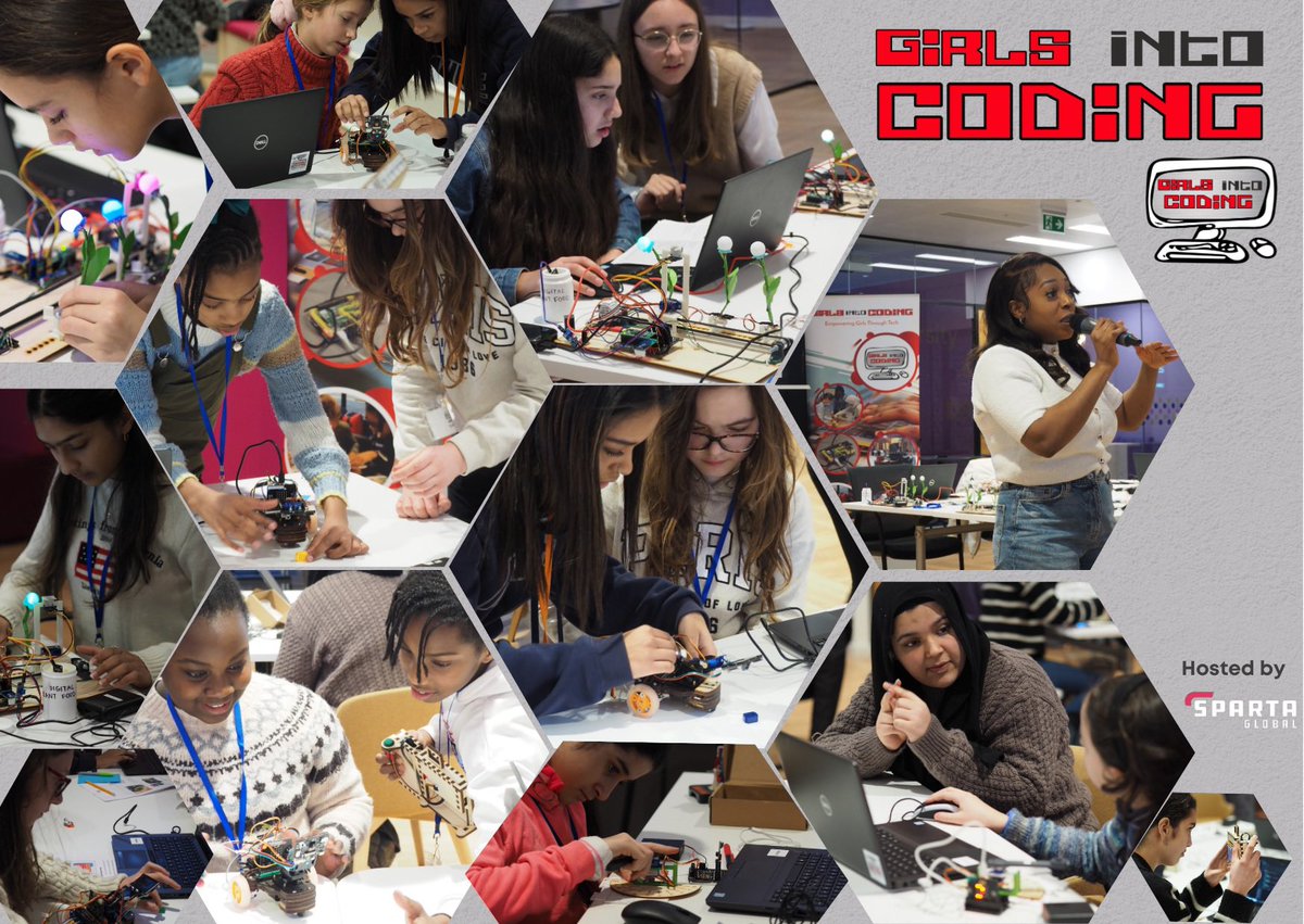 girls_into_coding (@girlsintocoding) on Twitter photo 💥 What an uplifting day!
Our Girls Into Coding community brought energy, curiosity, and creativity to explore hands-on tech, engineering & coding! 💻🤖 Big thanks to Zainab A. for her inspiring talk on mentoring 🌟 and to <a href="/SpartaGlobal/">Sparta Global</a> for hosting us. #tech #engineering #coding 💥 What an uplifting day!
Our Girls Into Coding community brought energy, curiosity, and creativity to explore hands-on tech, engineering & coding! 💻🤖 Big thanks to Zainab A. for her inspiring talk on mentoring 🌟 and to <a href="/SpartaGlobal/">Sparta Global</a> for hosting us. #tech #engineering #coding