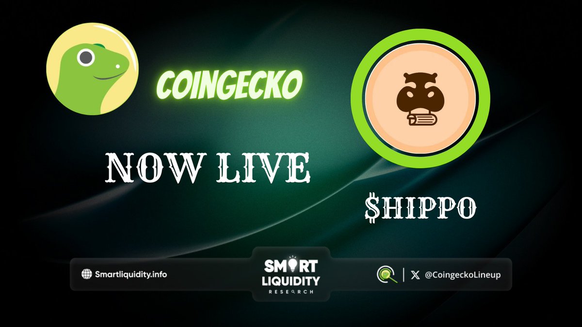 🦎 Coingecko_Lineup (@coingeckolineup) on Twitter photo 📣 #CoinGecko Airs a Fresh listing!
🦛<a href="/Hippo_Swap/">Hippo Swap</a> is the leading DeFi aggregator that connects liquidity from different sources to enable trades at the best rates .
😎 $HIPPO Unrivalled amenities:
🦛DEX Aggregator
🦛Provide liquidity to pools on Hippo Swap and earn fees on 📣 #CoinGecko Airs a Fresh listing!
🦛<a href="/Hippo_Swap/">Hippo Swap</a> is the leading DeFi aggregator that connects liquidity from different sources to enable trades at the best rates .
😎 $HIPPO Unrivalled amenities:
🦛DEX Aggregator
🦛Provide liquidity to pools on Hippo Swap and earn fees on