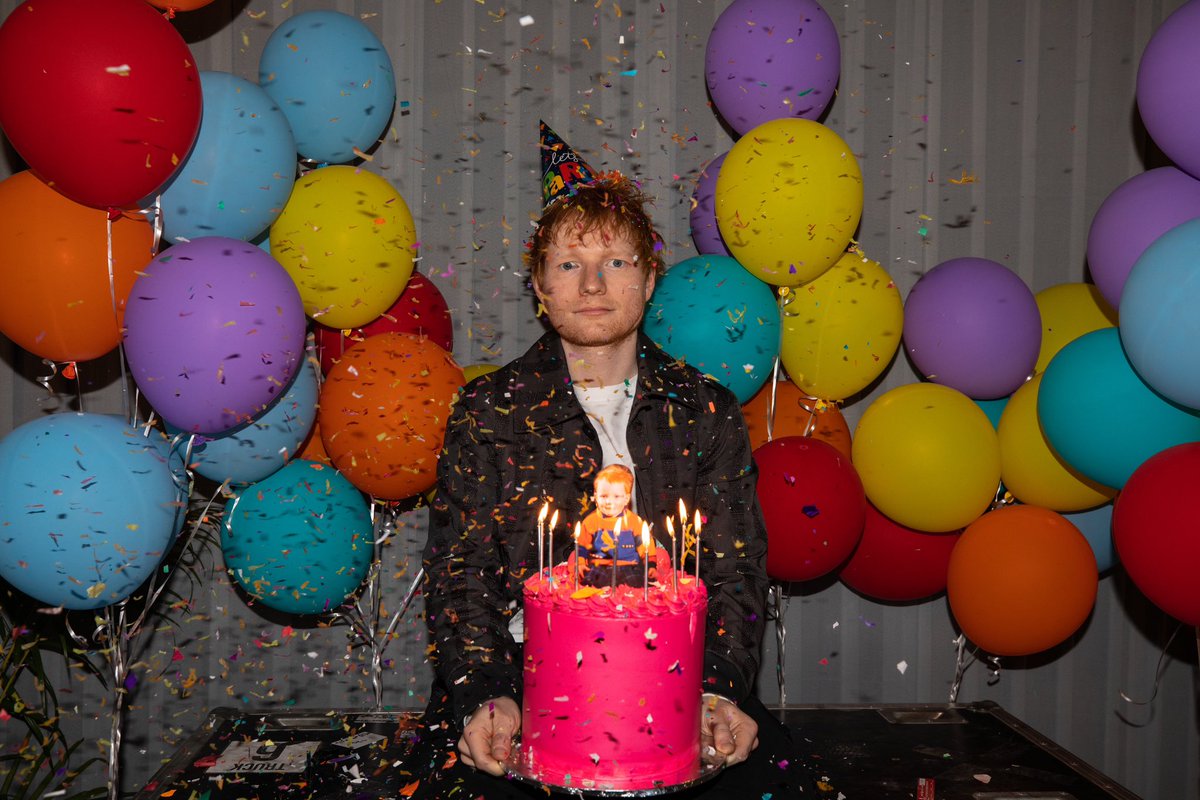 edsheeran's tweet image. Happy birthday, Ed! - EDHQ 🎂
