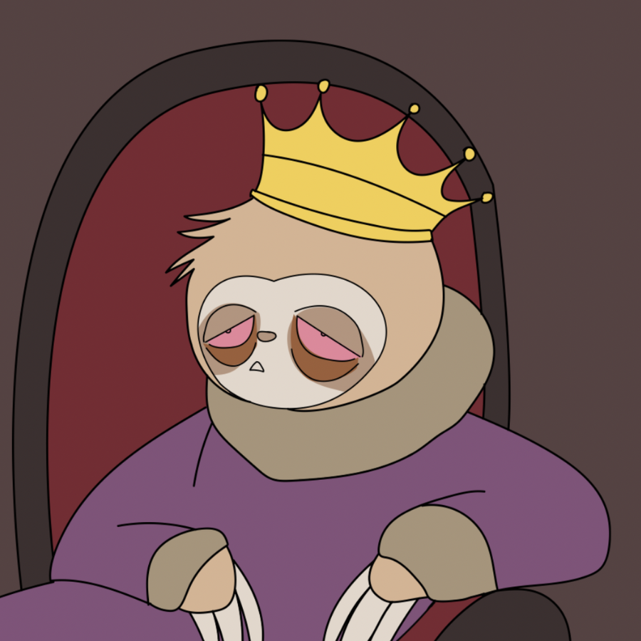 sleepyguyonsol's tweet photo. Even on my throne, I can't sit still. The price you pay for aiming to etch your name in Trench History. https://t.co/lbU2LnpaEH