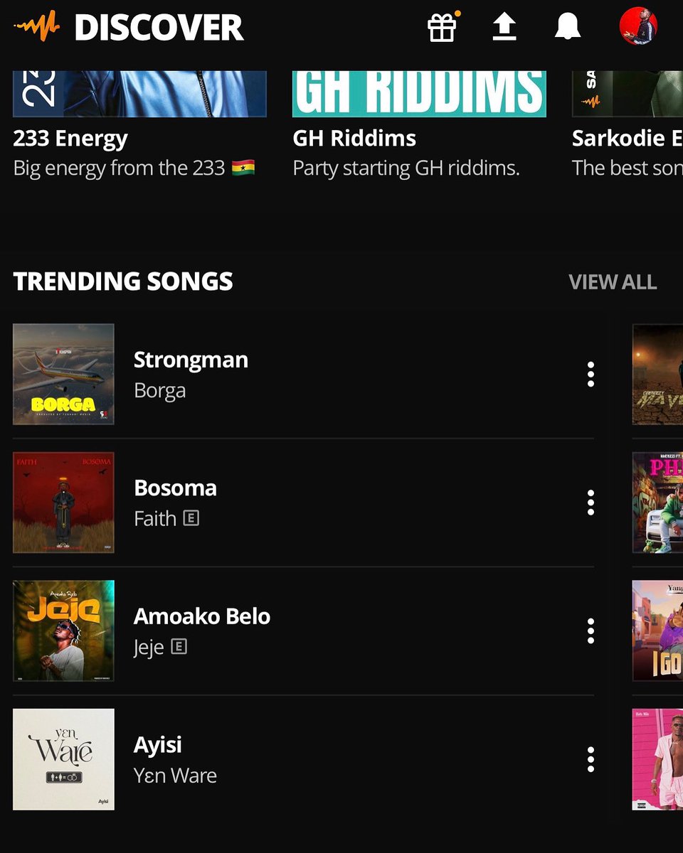 AmoakoBelo's tweet photo. No 10 on @audiomack  Trending Songs #jeje https://t.co/k0LDcNCepD