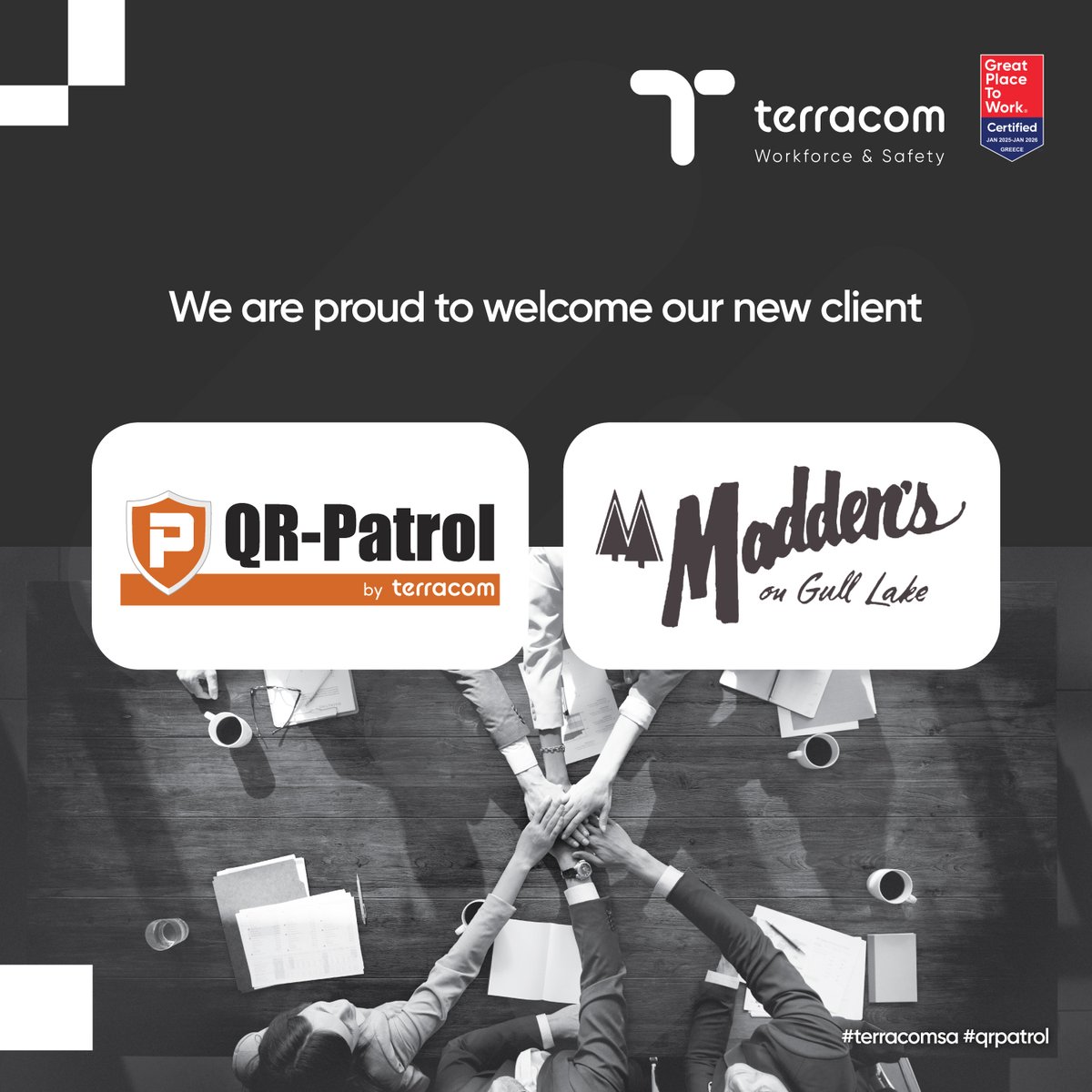 We’re thrilled to welcome Madden’s on Gull Lake to the Terracom family! As one of Minnesota’s premier resorts, Madden’s is known for delivering top-tier hospitality—and now, they’re taking operations to the next level with QR-Patrol.
#QRPatrol #terracomsa #Welcome #NewClient