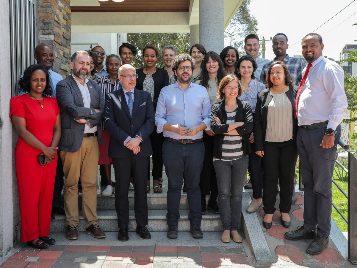 AECID Ethiopia (@aecidetiopia) on Twitter photo We are honored to welcome a delegation from <a href="/AECID_es/">AECID</a>, led by Mr. Anton Leis (<a href="/anton_leis/">Antón Leis</a>), the Director of AECID, for a three-day visit focused on humanitarian and development initiatives in Ethiopia.
🇪🇸🤝🇪🇹#AecidInEthiopia
<a href="/EmbSpainAddis/">Embajada de España en Etiopía</a> We are honored to welcome a delegation from <a href="/AECID_es/">AECID</a>, led by Mr. Anton Leis (<a href="/anton_leis/">Antón Leis</a>), the Director of AECID, for a three-day visit focused on humanitarian and development initiatives in Ethiopia.
🇪🇸🤝🇪🇹#AecidInEthiopia
<a href="/EmbSpainAddis/">Embajada de España en Etiopía</a>
