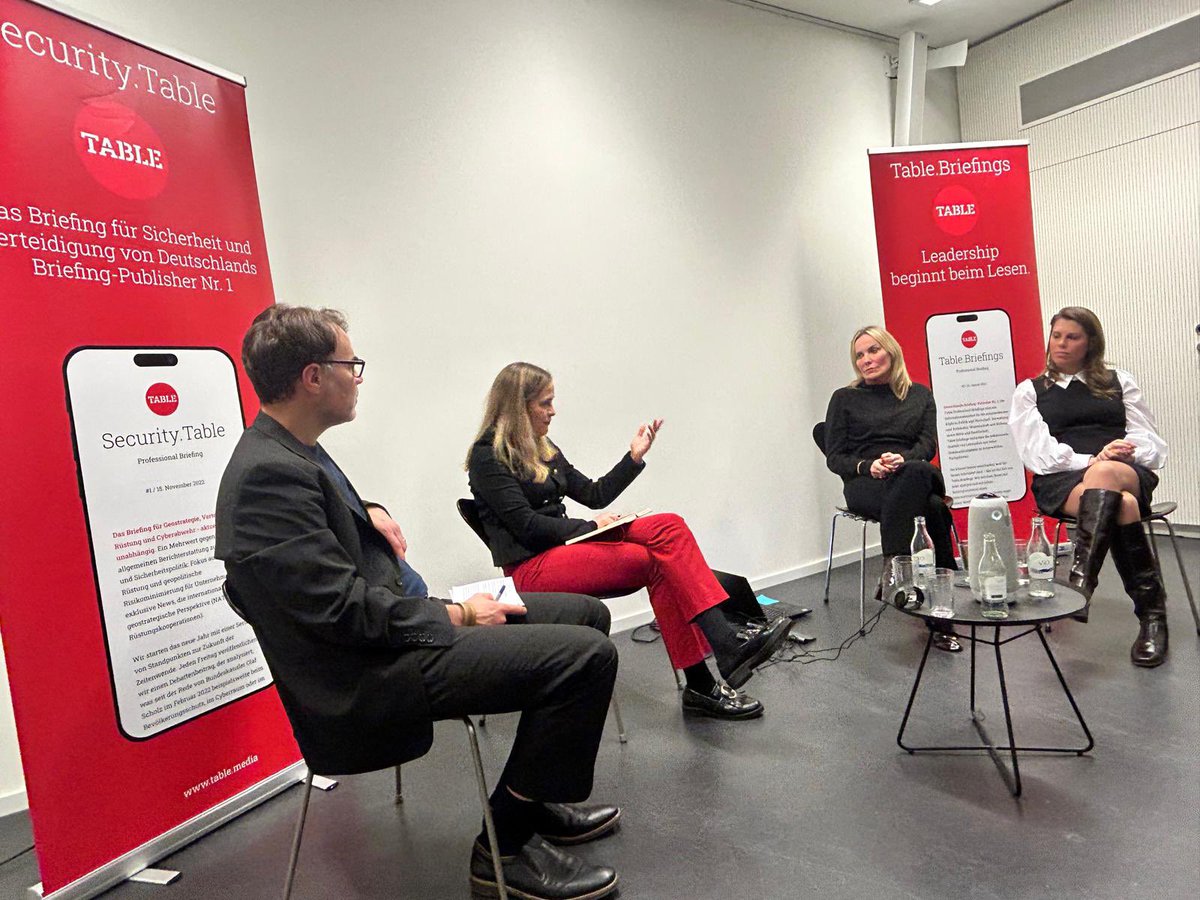 As the #MSC2025 unfolded, it became clear that 🇪🇺 is at a strategic crossroads. At our side event with <a href="/TableBriefings/">Table.Briefings</a> we discussed how to shift mindsets and build a truly competitive #Defense Innovation Ecosystem in Europe.💡