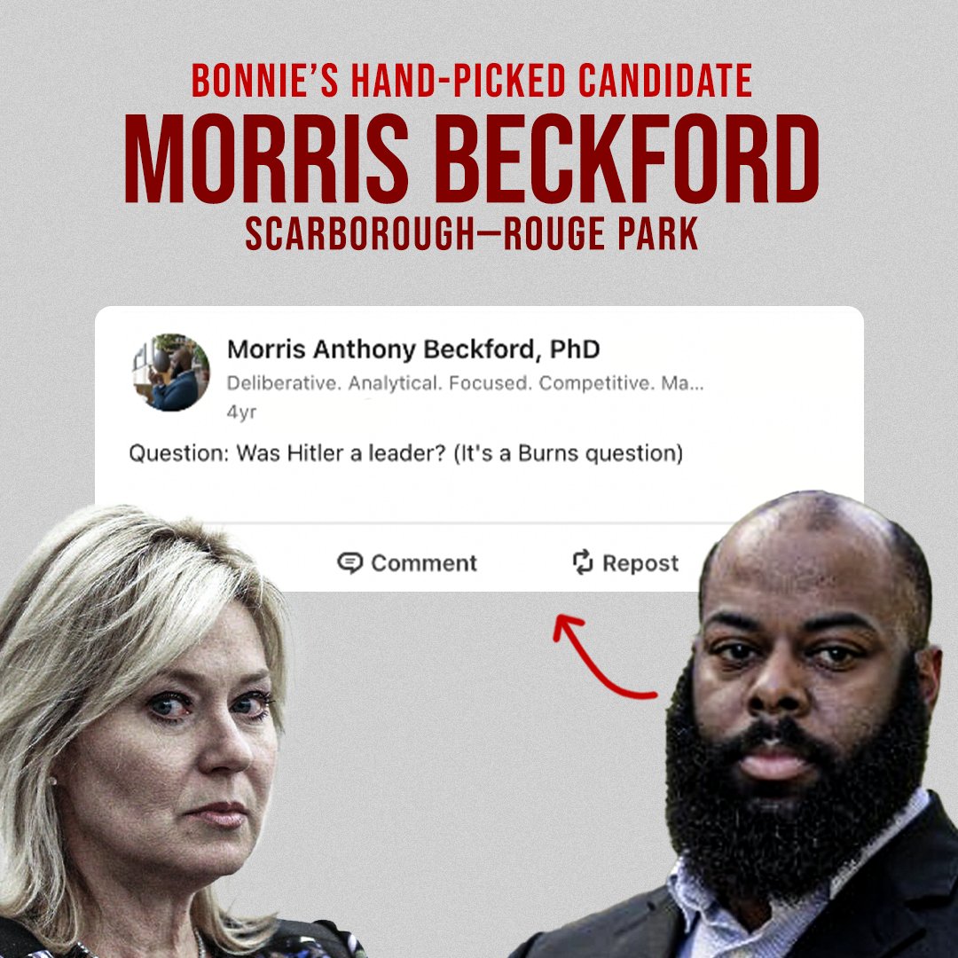 Bonnie Crombie needs to clarify whether she stands by her candidate’s disgusting question.