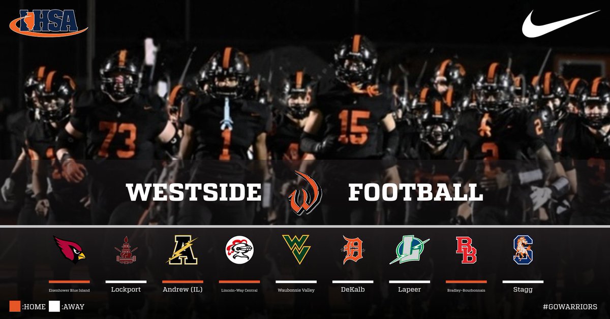 2025 Varsity Football Schedule 

(Dates &amp; Times TBA) 

#GoWarriors